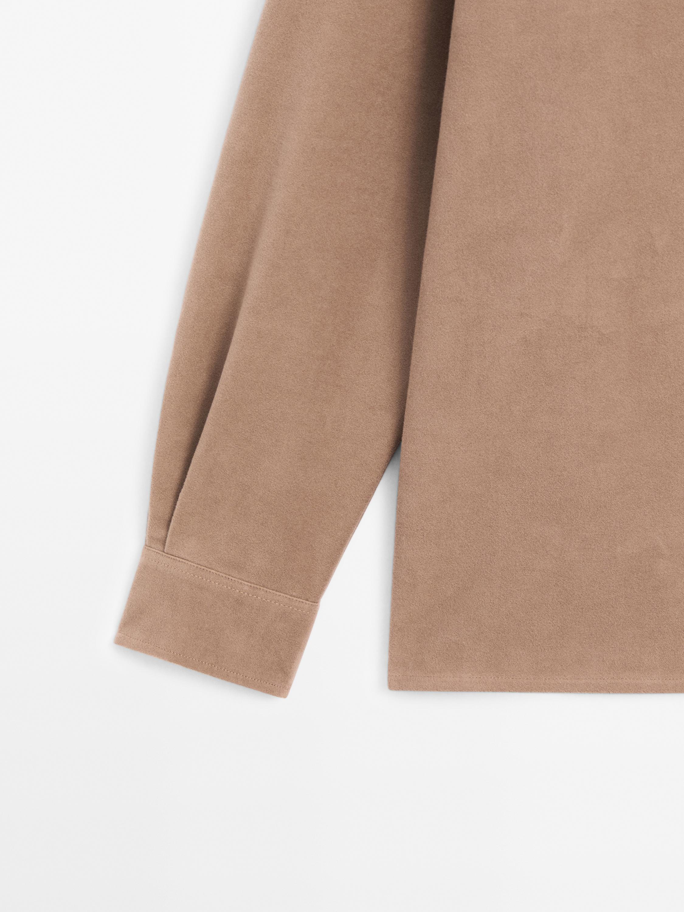 Hemdjacke aus 100 % Baumwolle
