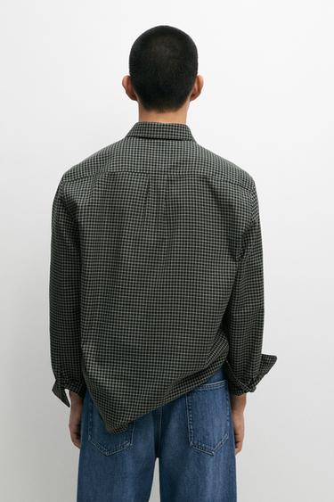 100% cotton regular fit shirt — GREEN 5