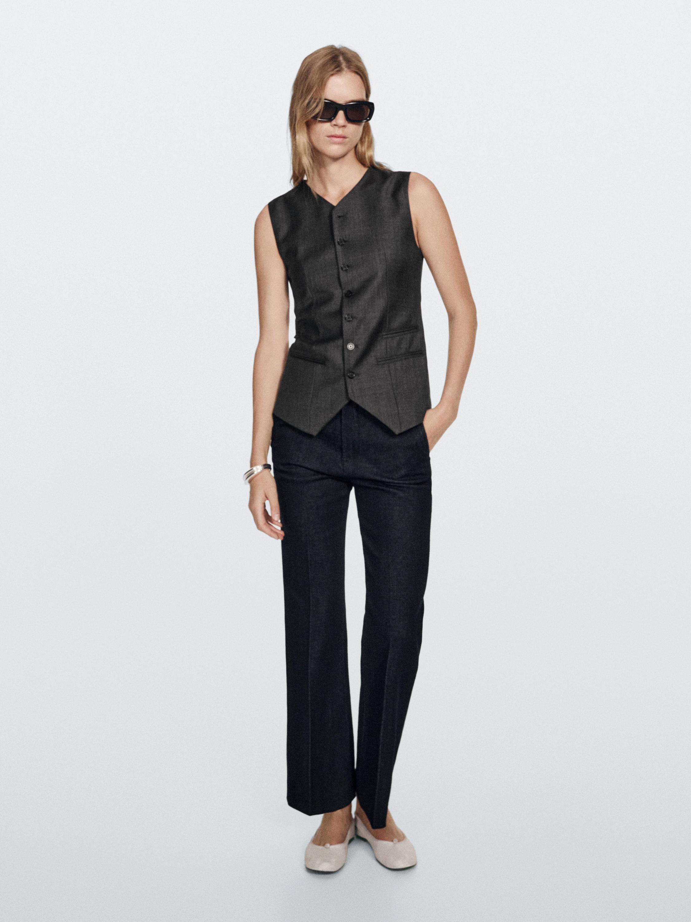 100% wool suit waistcoat