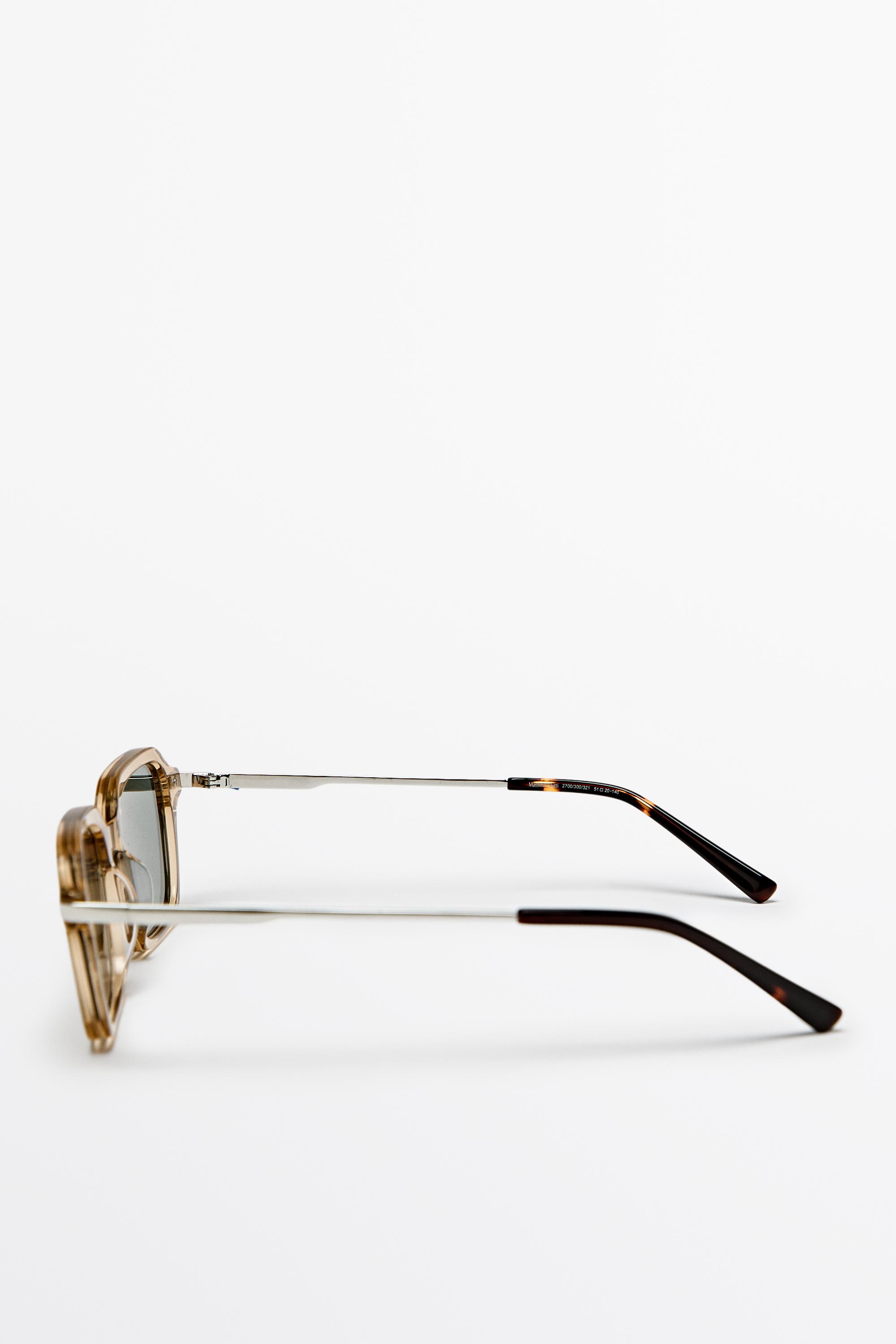 Square sunglasses — Mustard