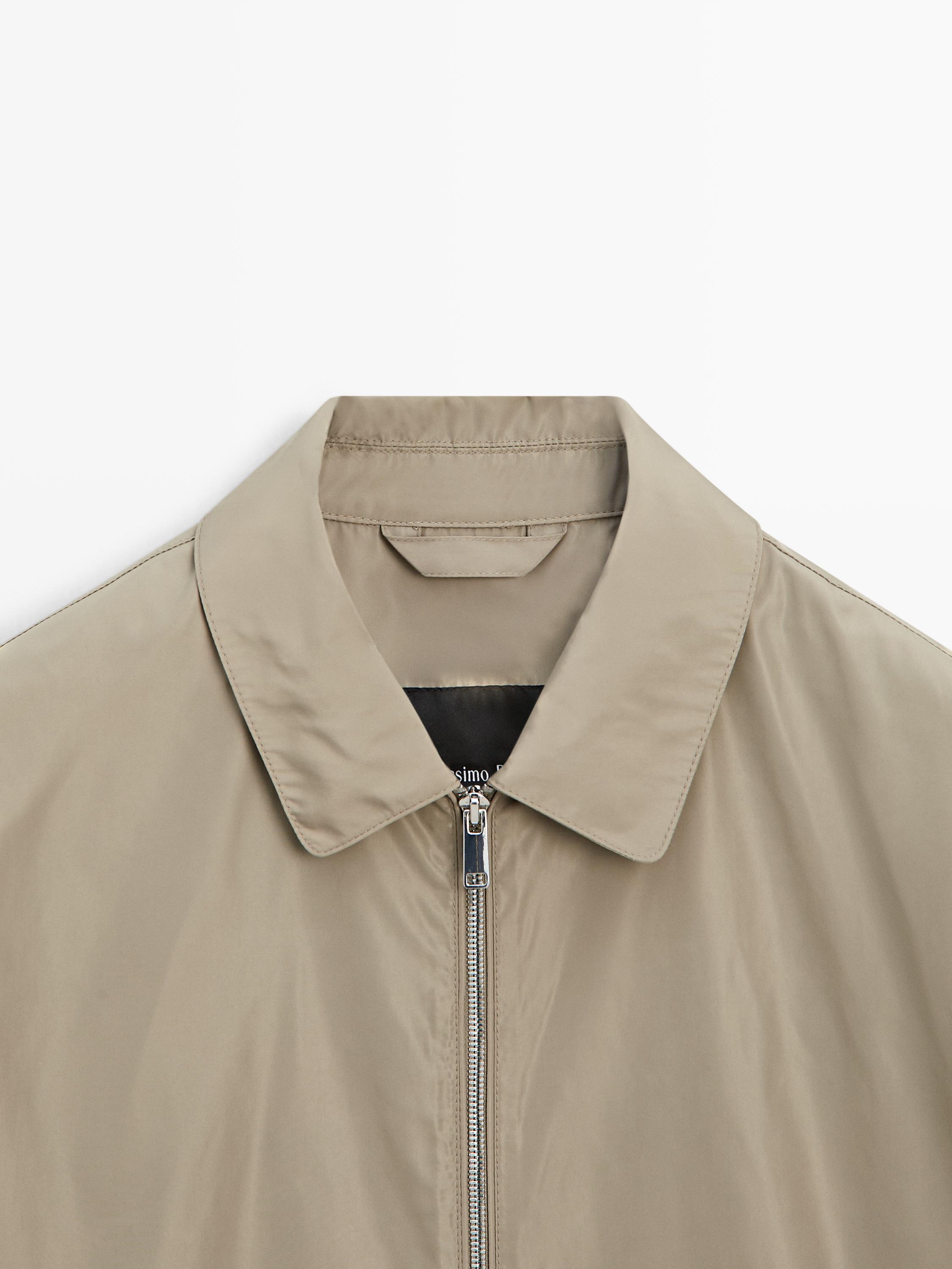 Short technical fabric jacket — MINK