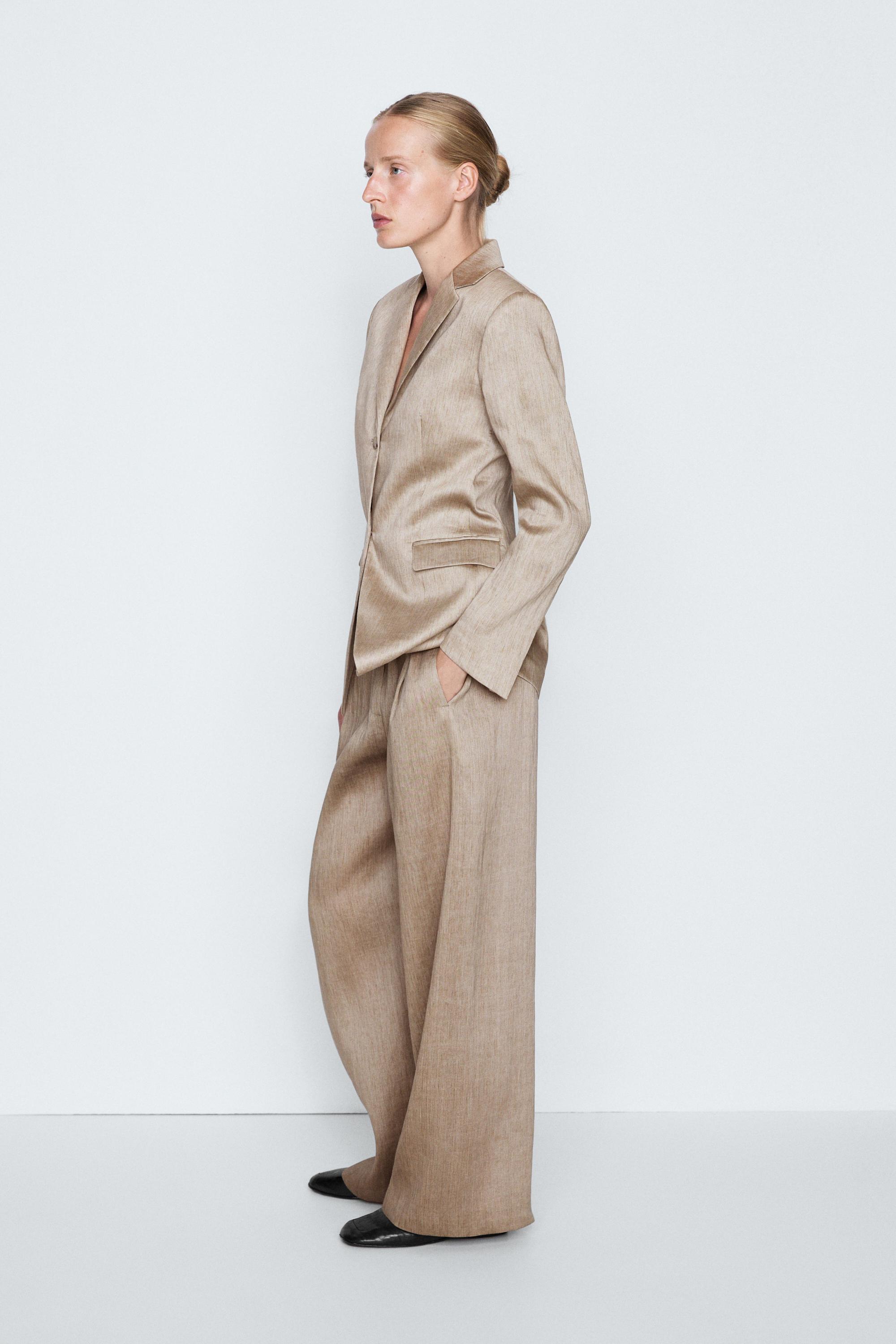 Fluid satin blazer - STUDIO