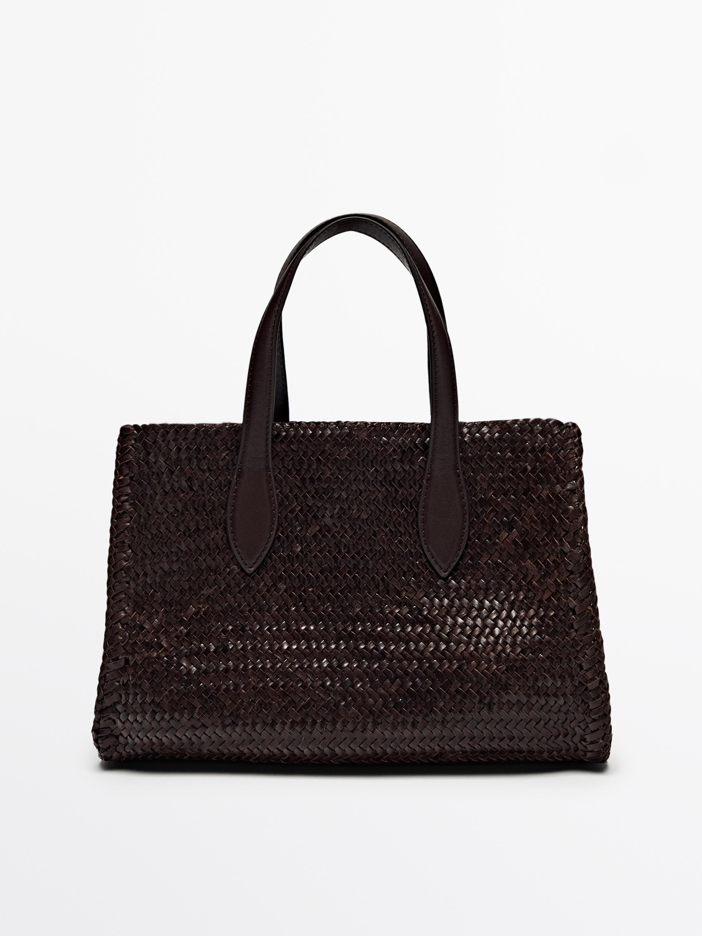 Sac demi-satin tressé nappa