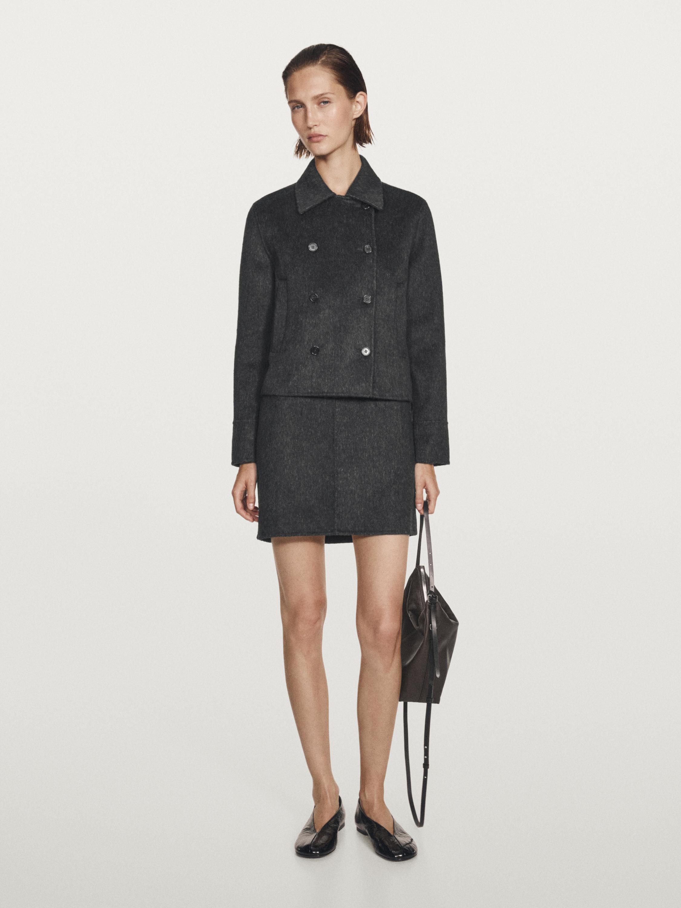 Short faux fur coat