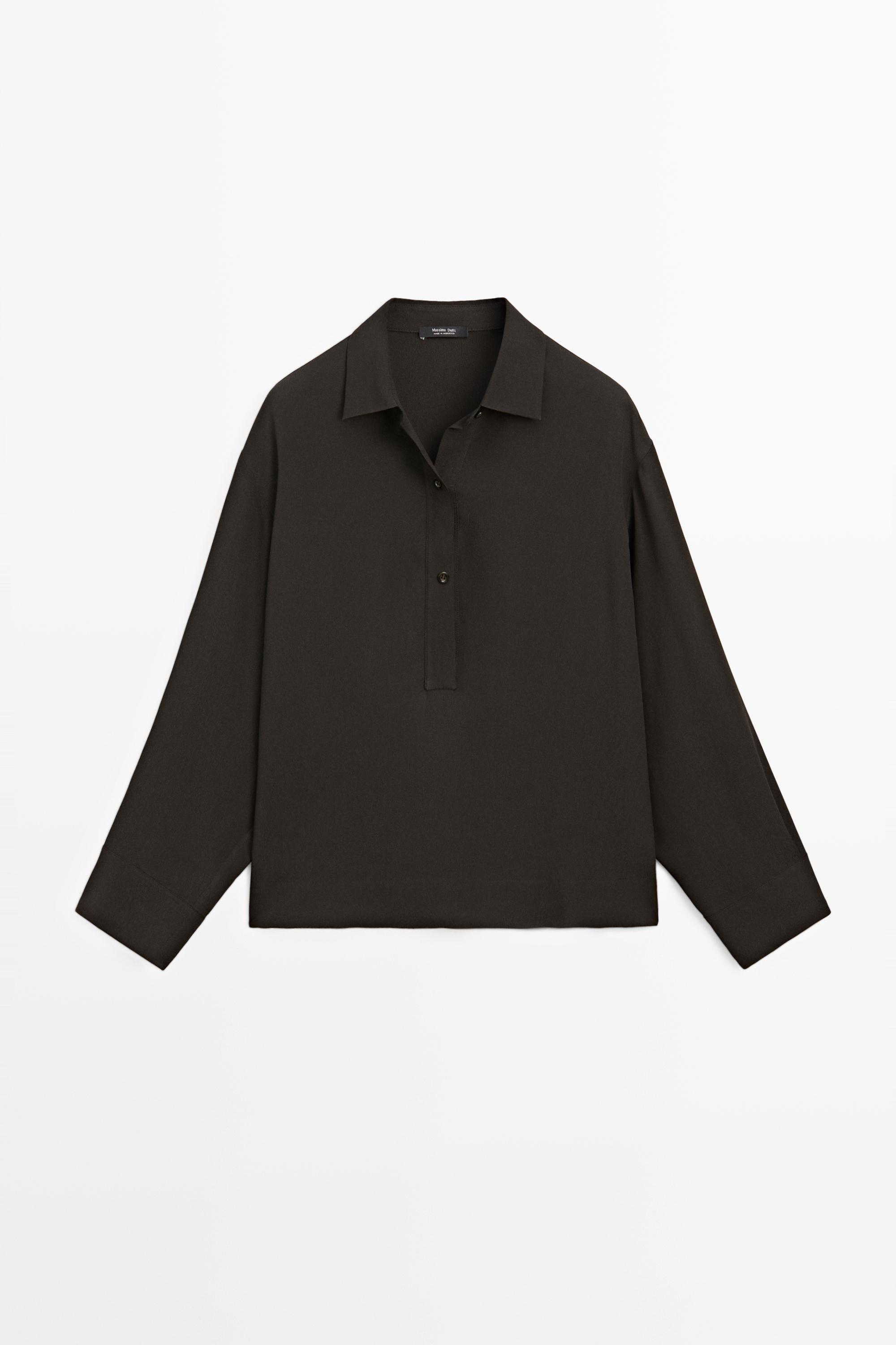 Flowing co-ord shirt