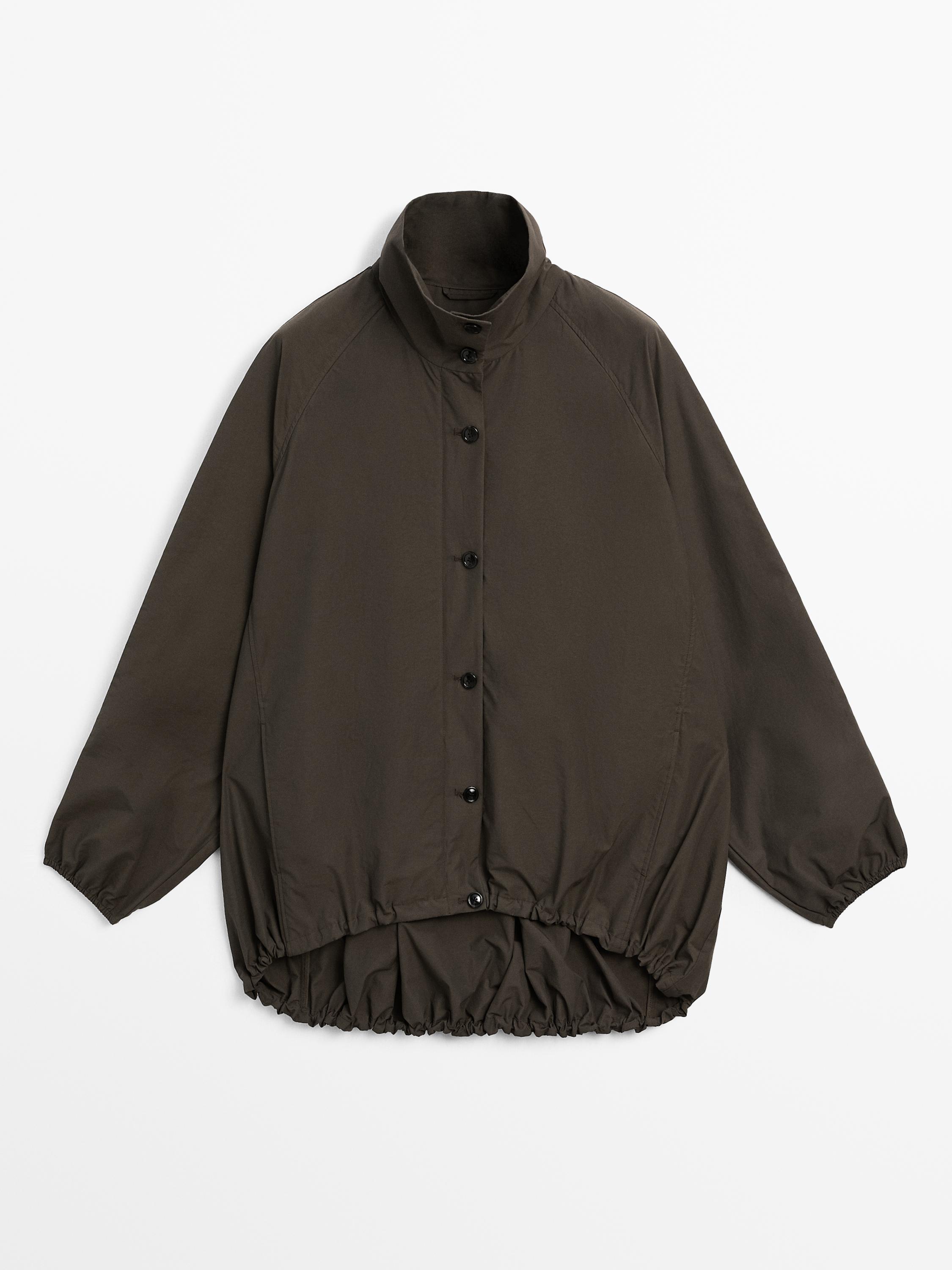 Parka puffed detail with cotton