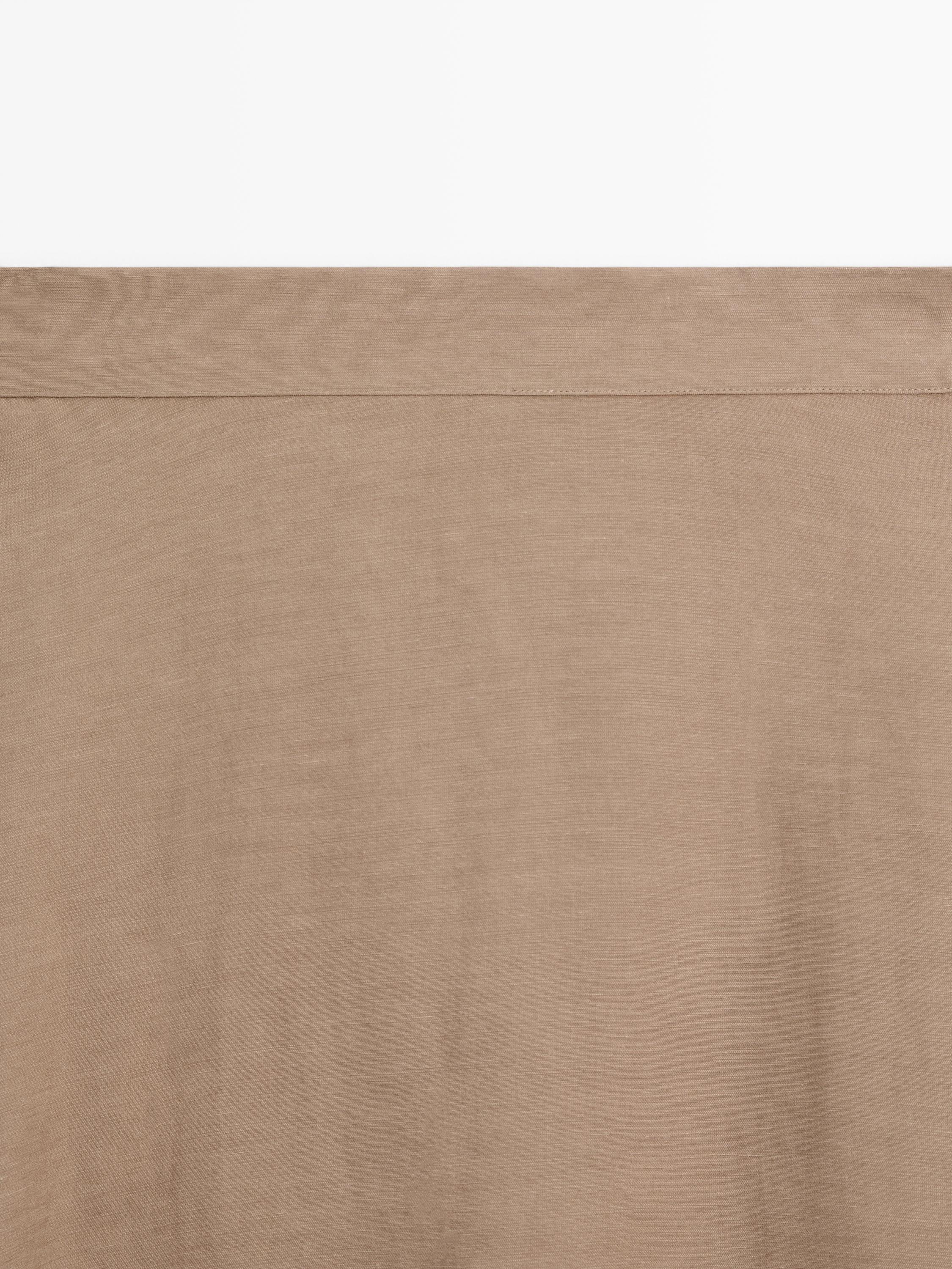 Flared midi skirt with elasticated waistband — Washed