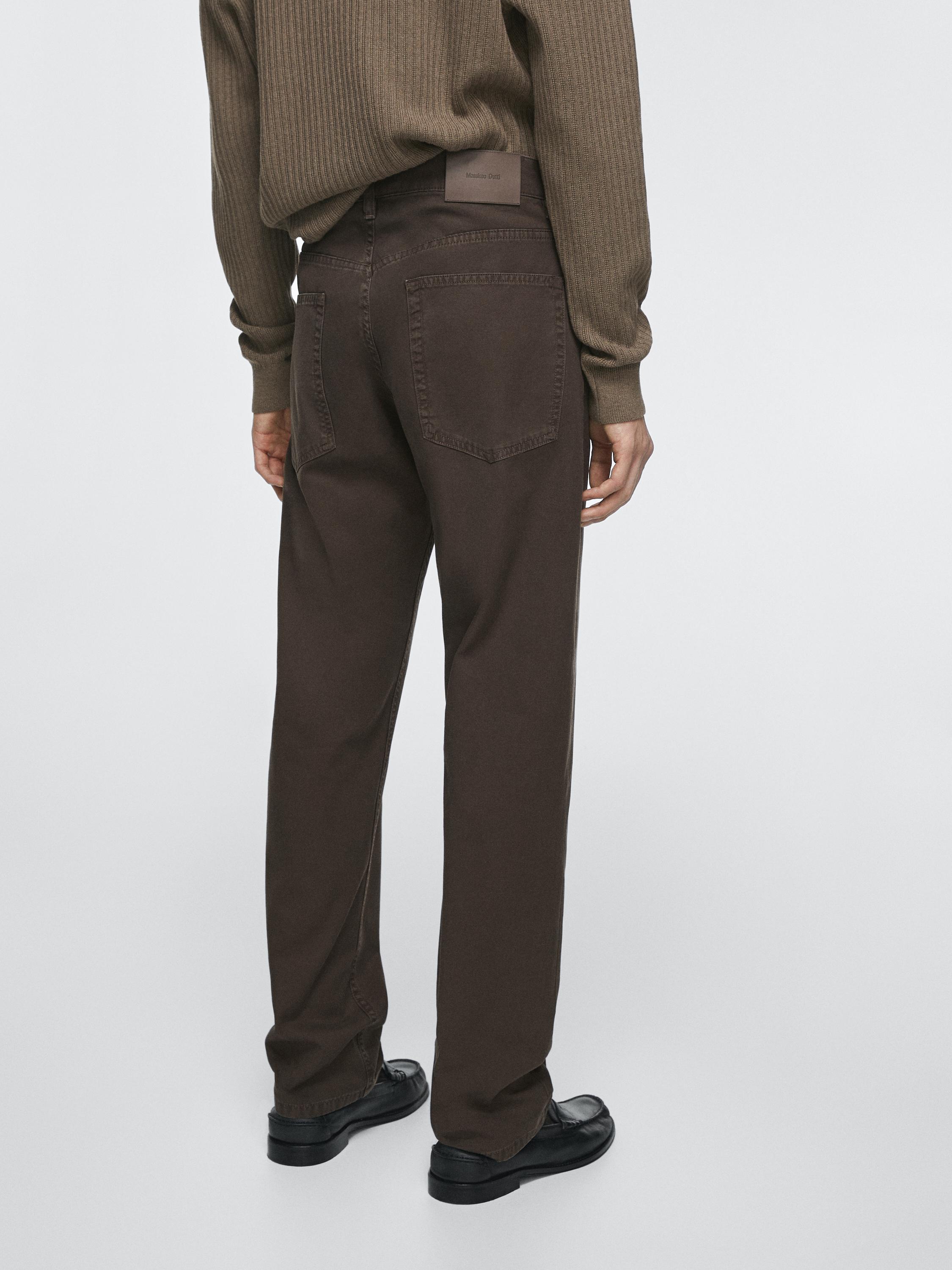 Relaxed-fit jeans — BROWN
