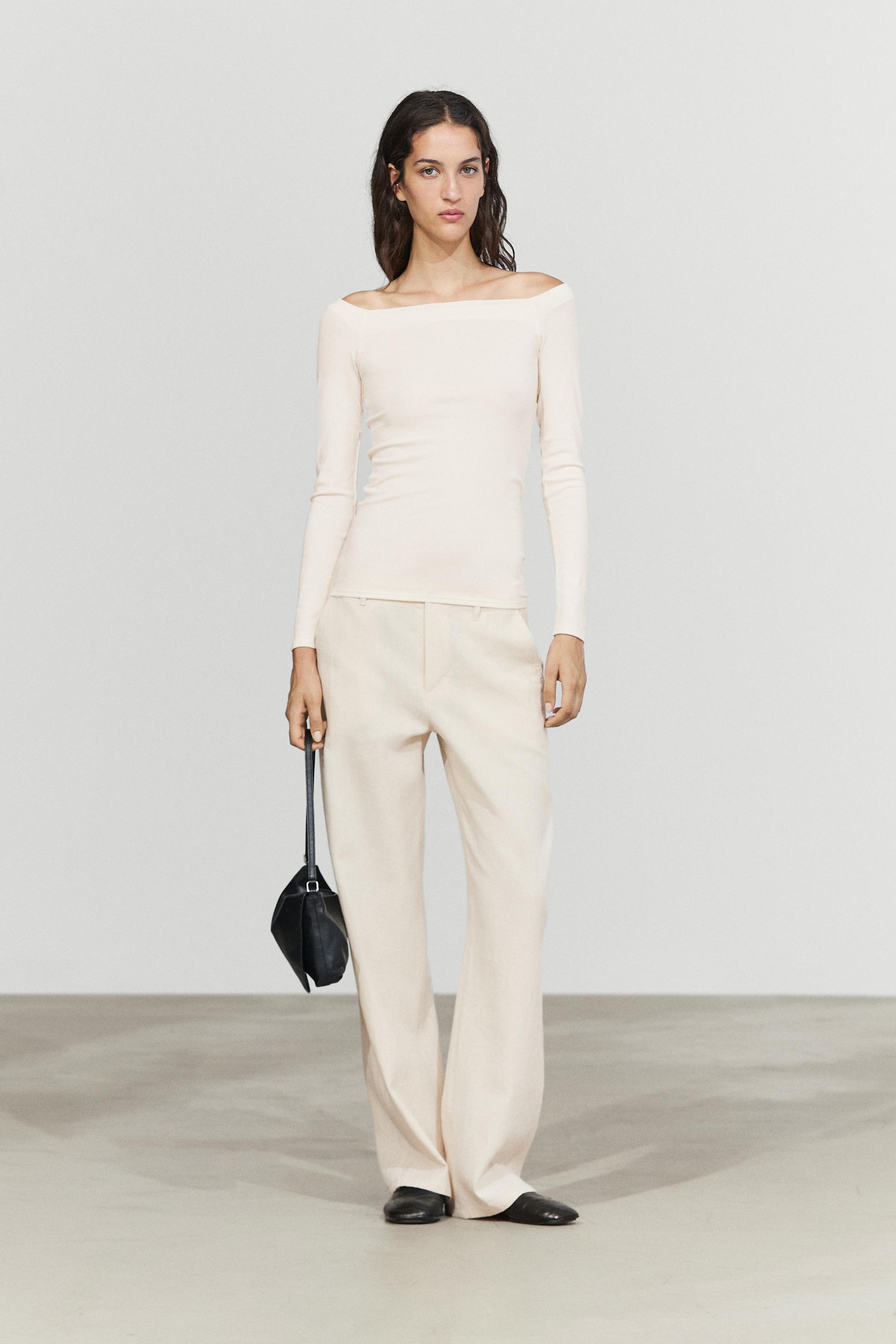 Stretch long sleeve top