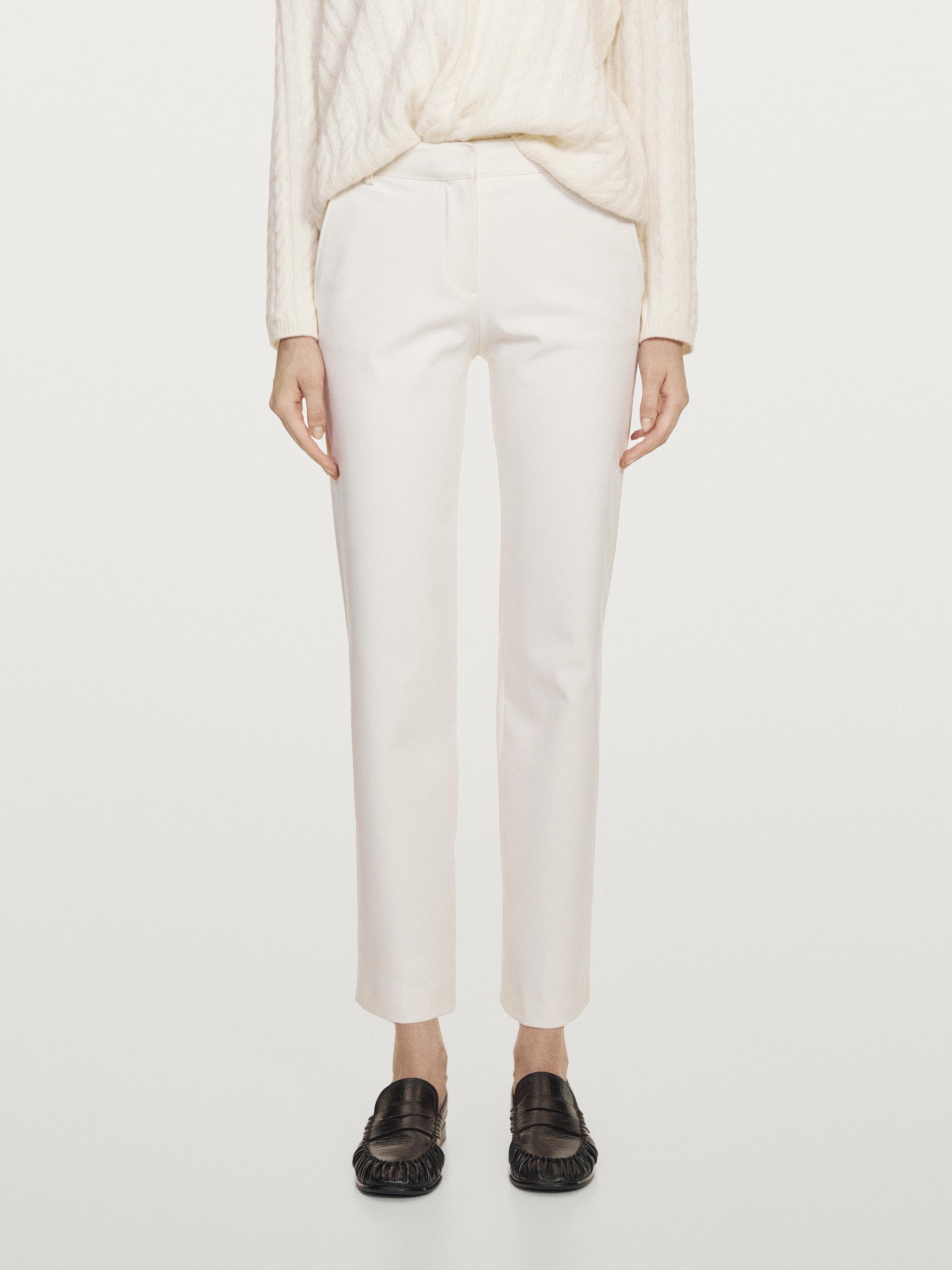 Straight-leg technical trousers — Off white