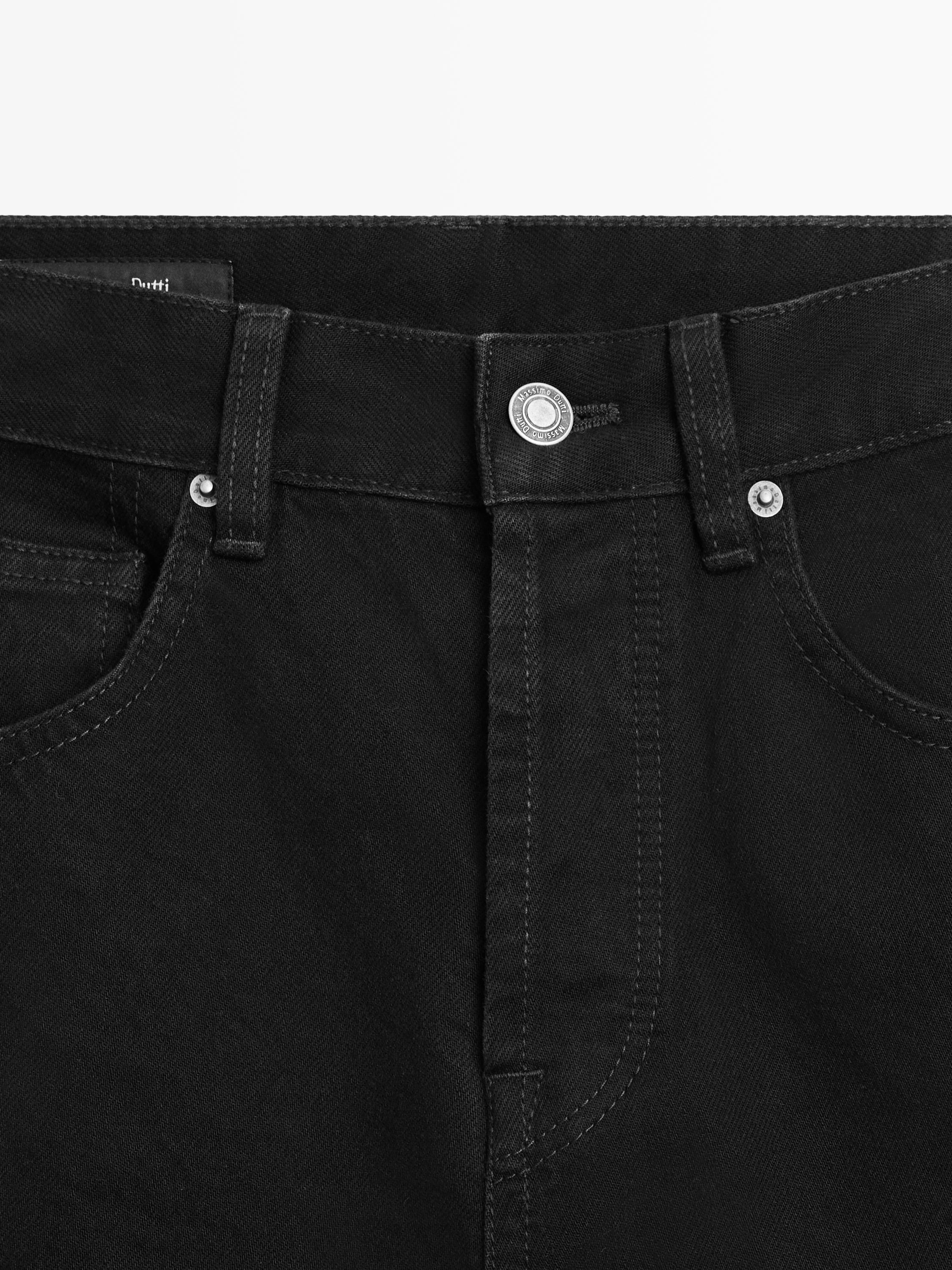 Mid-rise balloon fit jeans — Chocolate