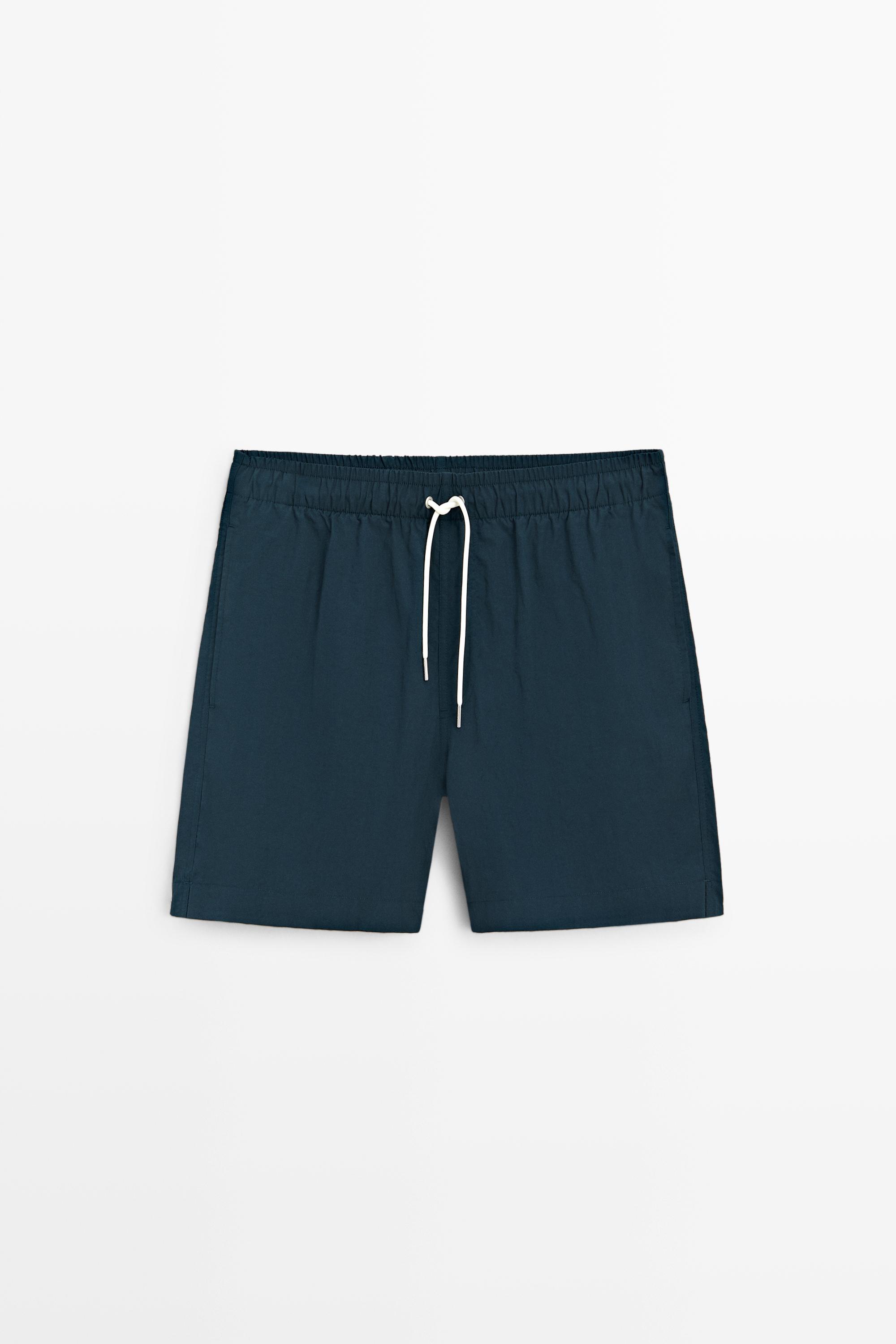 Plain swim trunks
