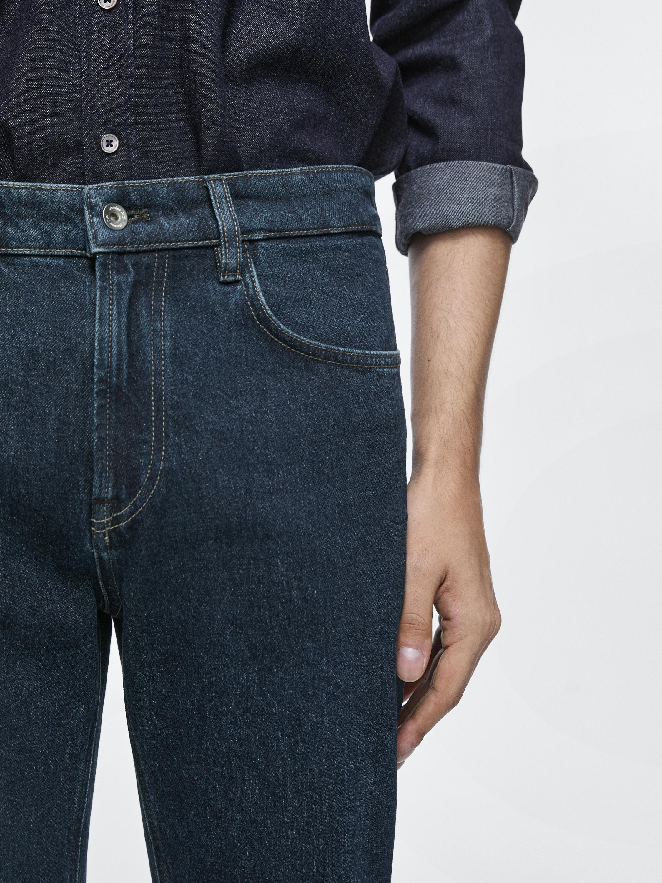 Tapered fit jeans — BLUE