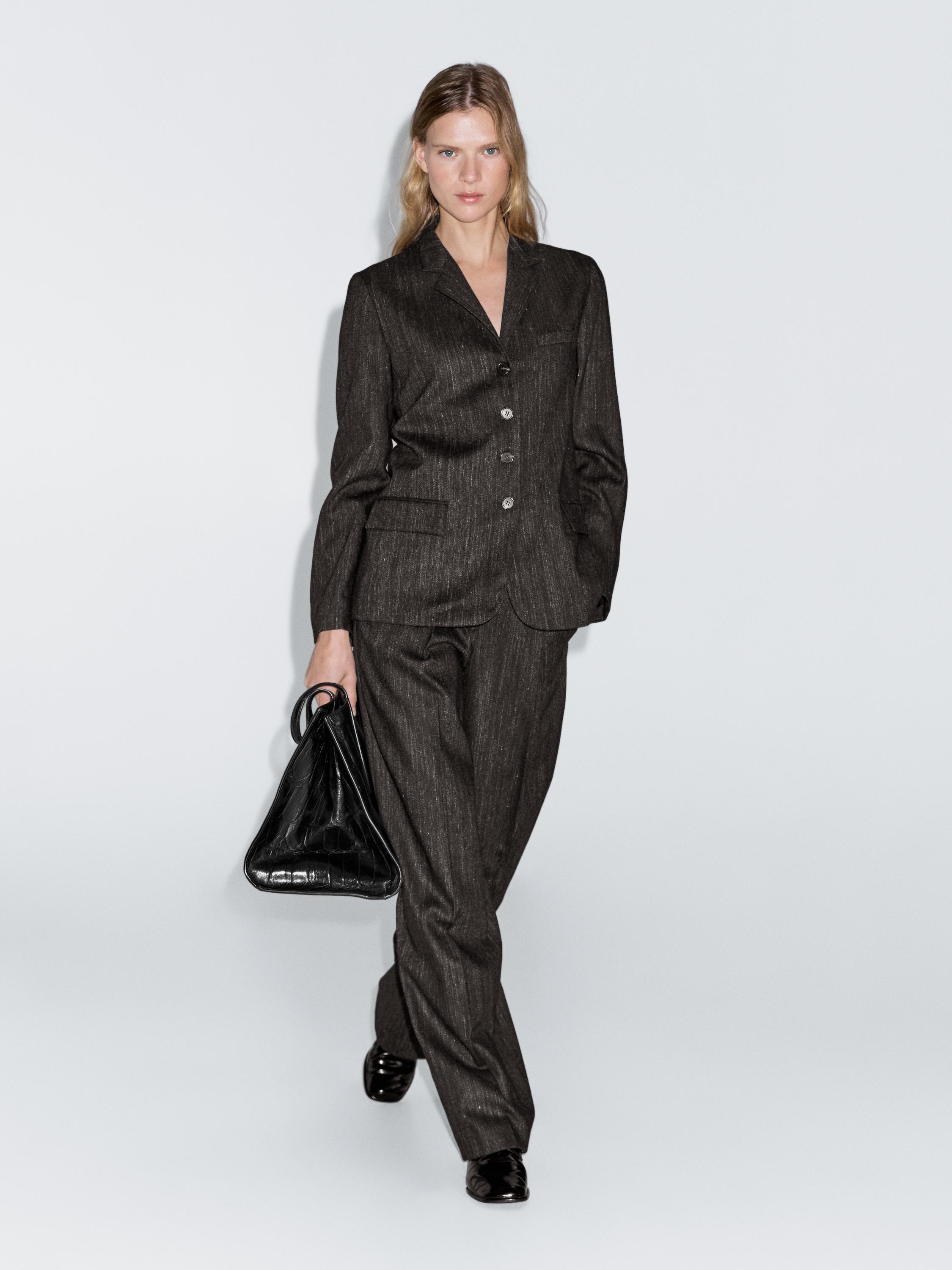 Blazer chiné laine