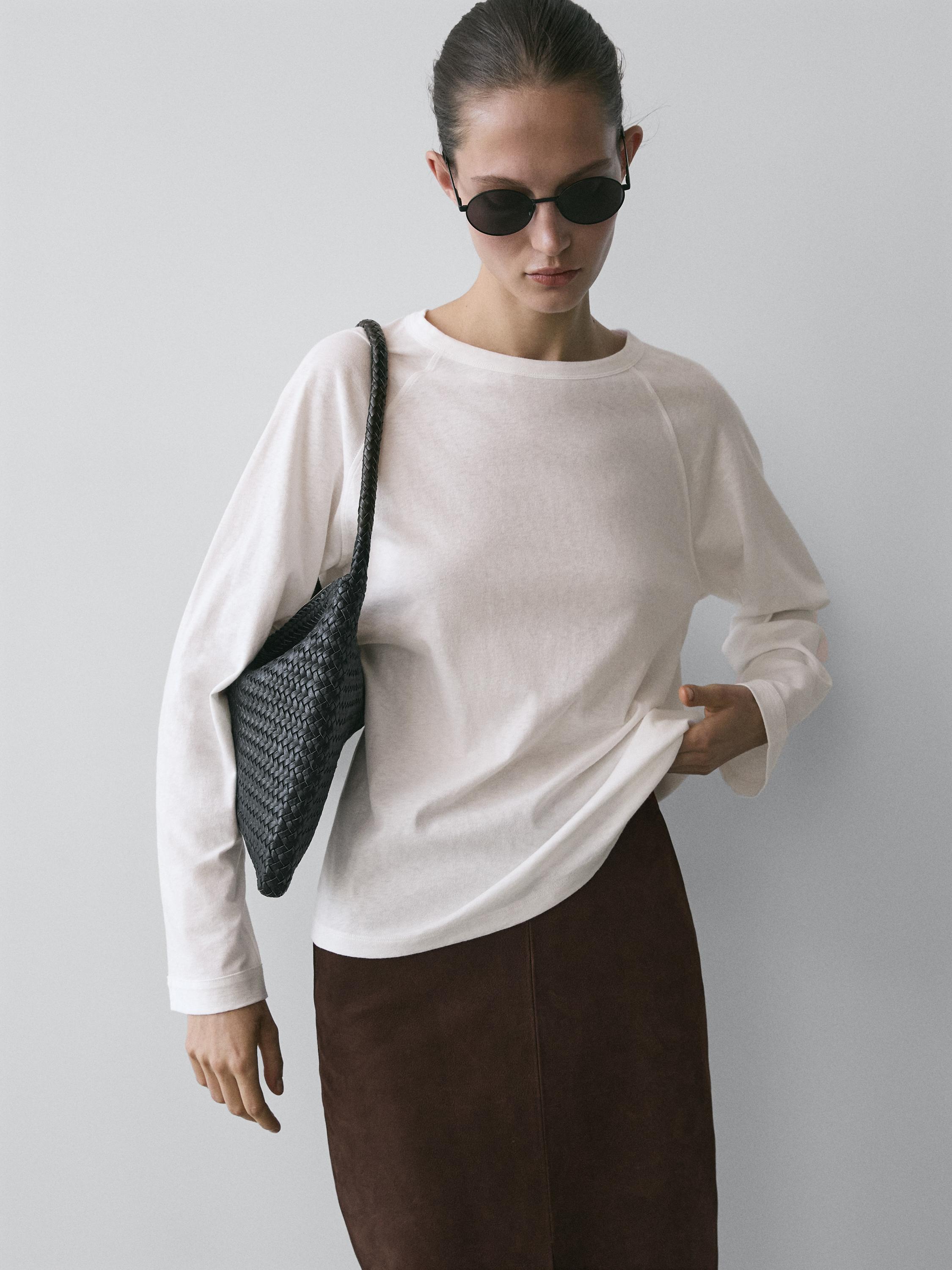 100% cotton long sleeve T-shirt