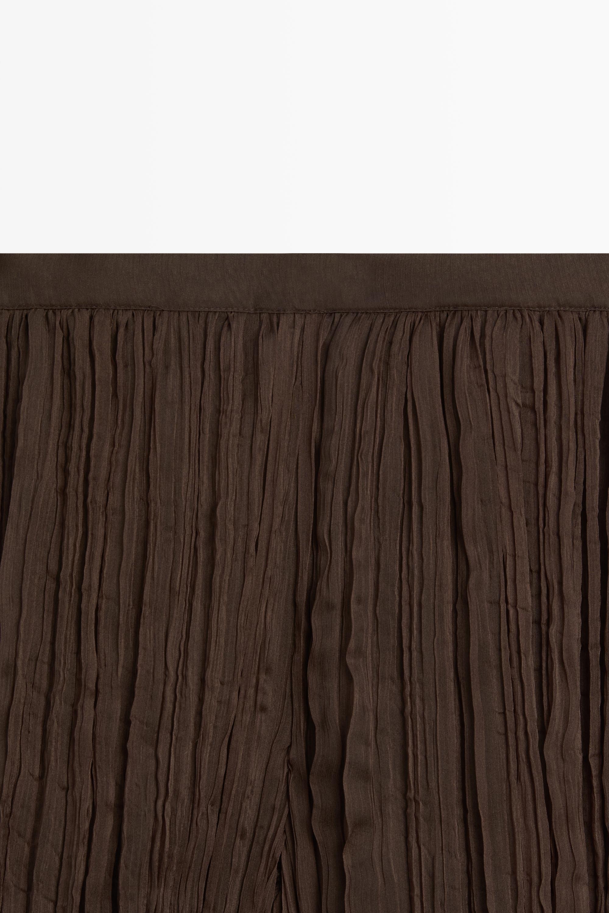 Total look flowing pants — BROWN