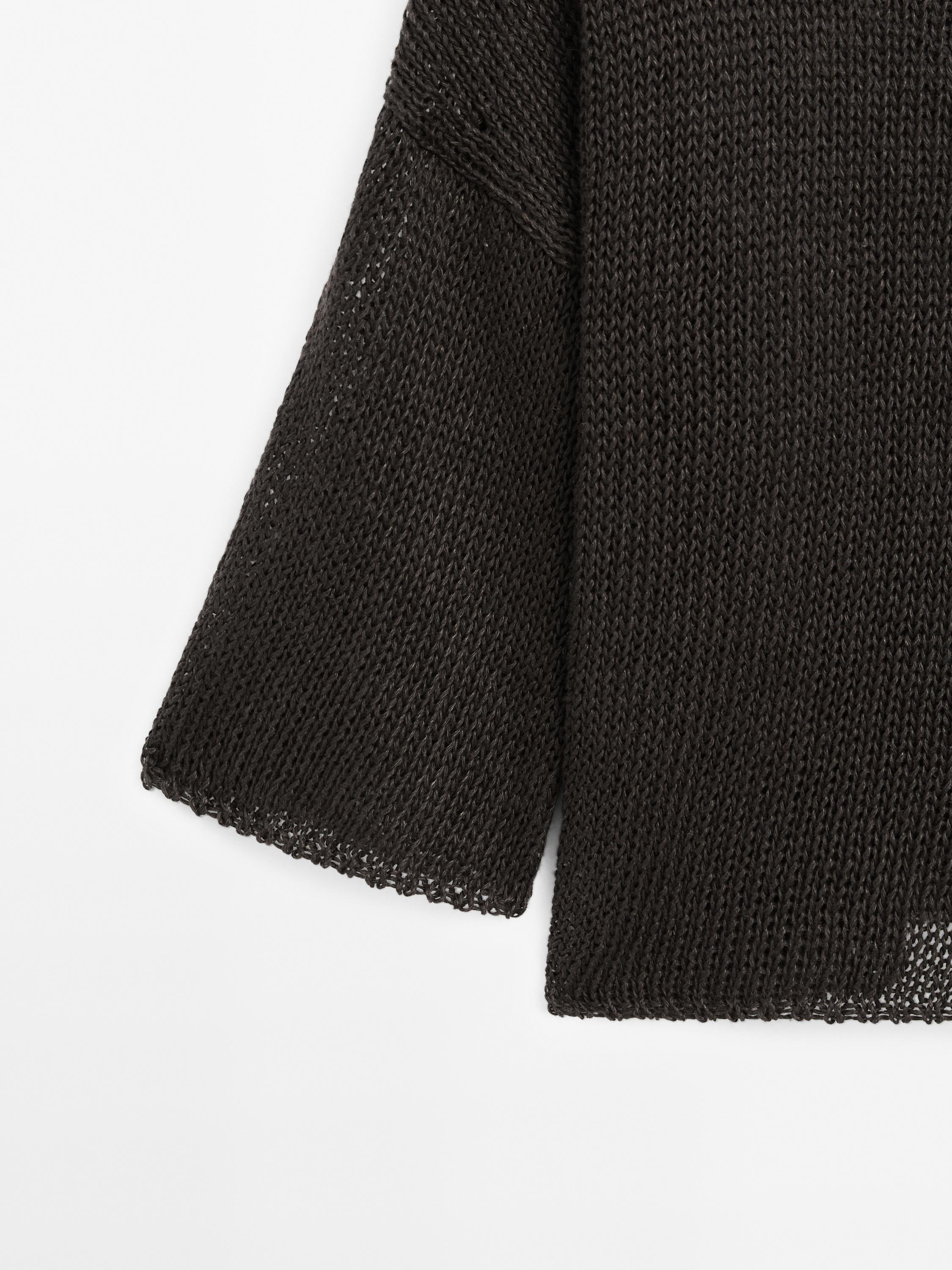 Oversize short sleeve sweater - STUDIO