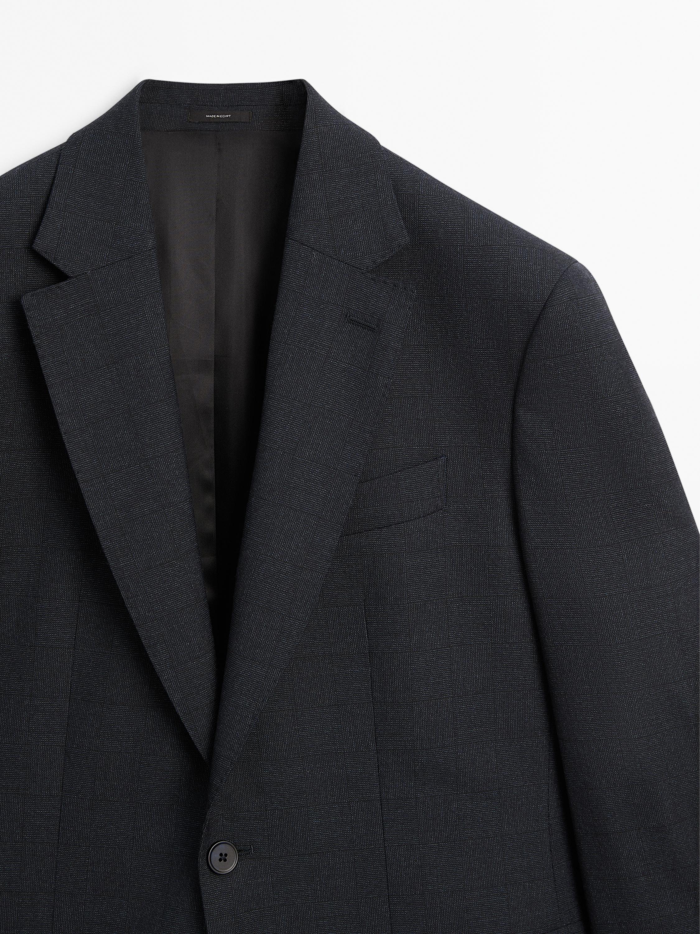 100% wool suit blazer