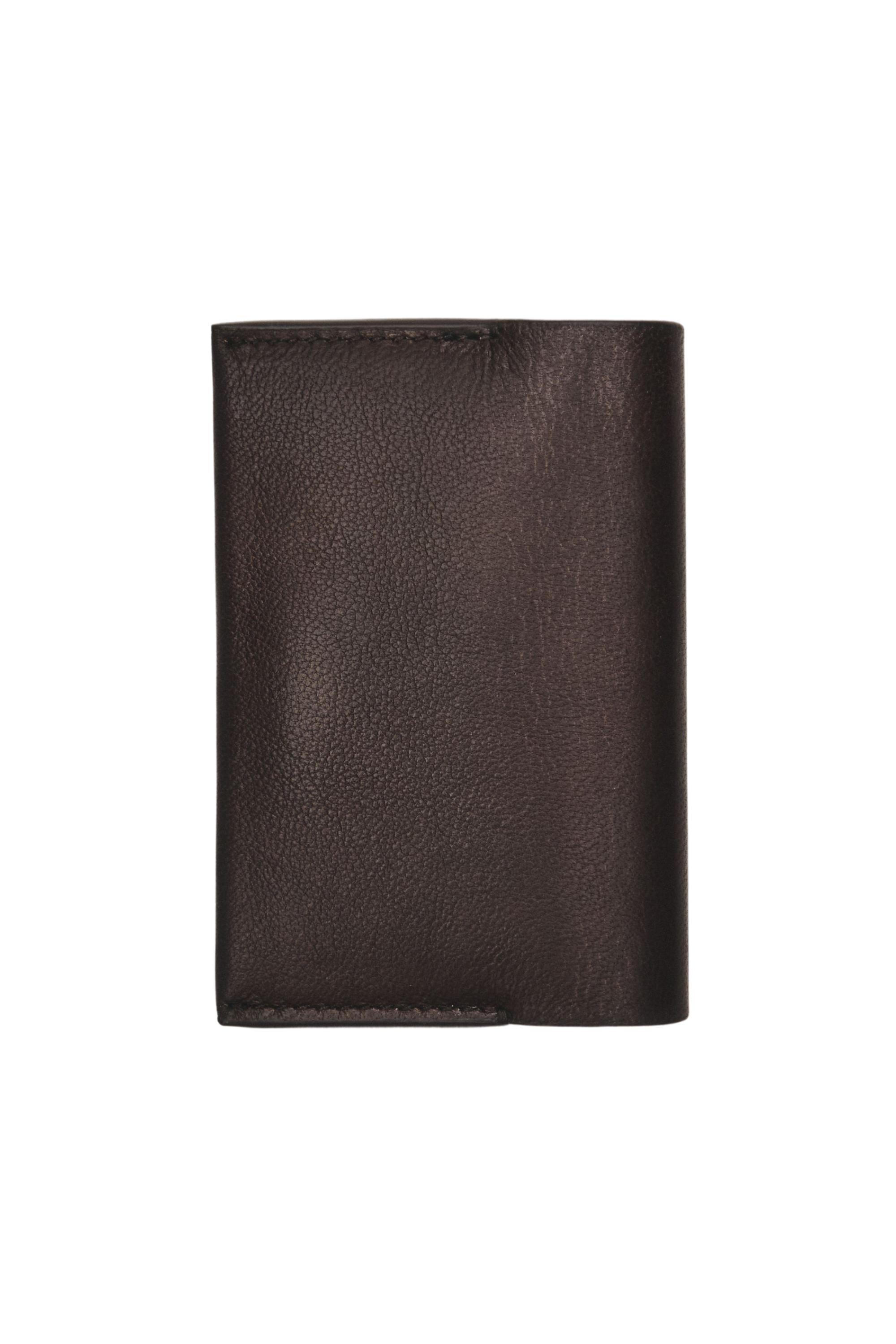 Nappa leather wallet — BROWN