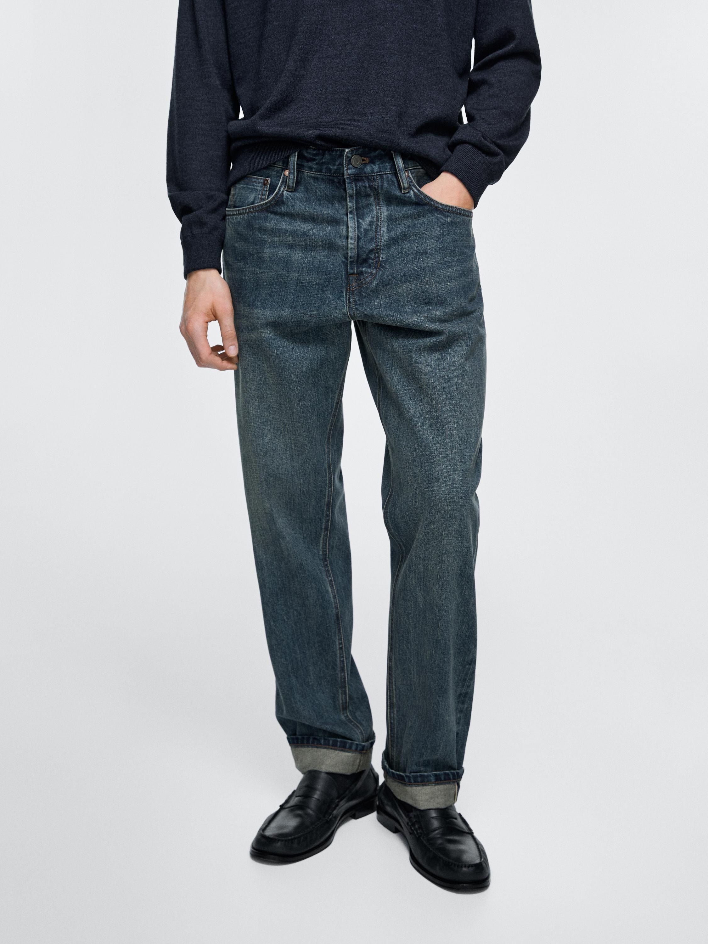 Selvedge fit jeans — MEDIUM BLUE