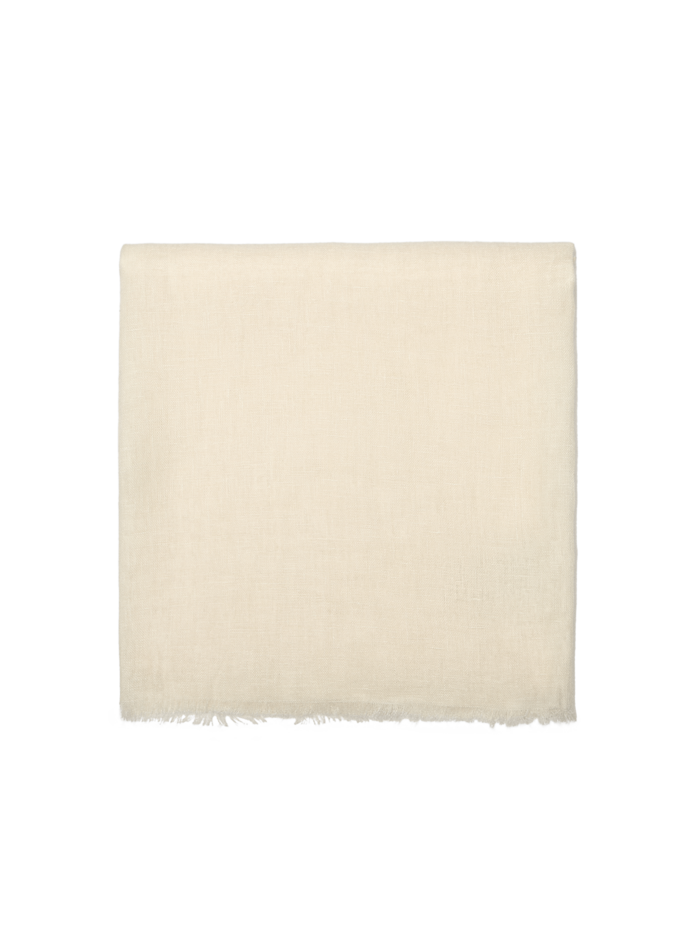 Massimo Dutti %100 keten düz fular görsel 5