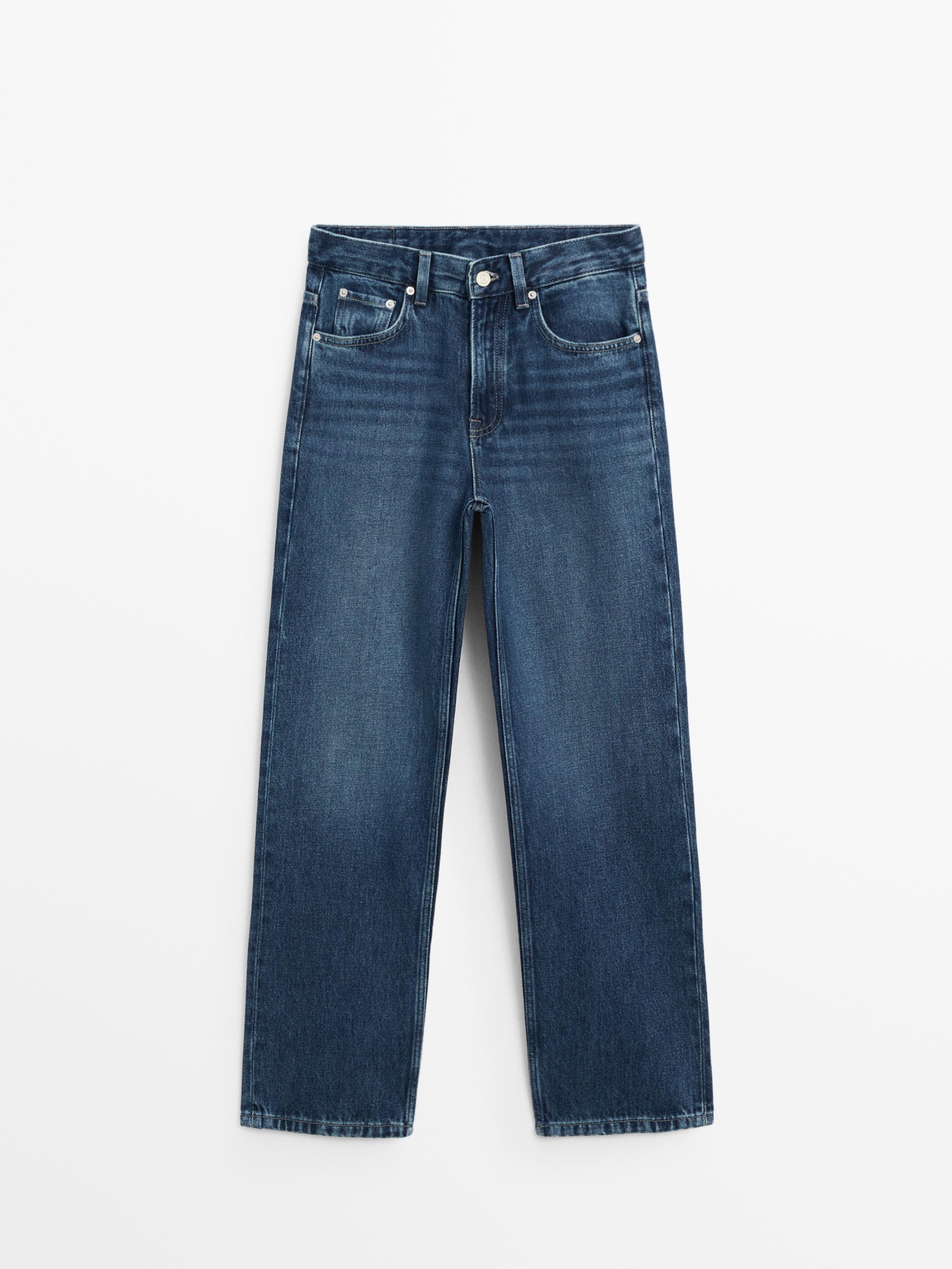 Orta bel straight fit normal boy jean