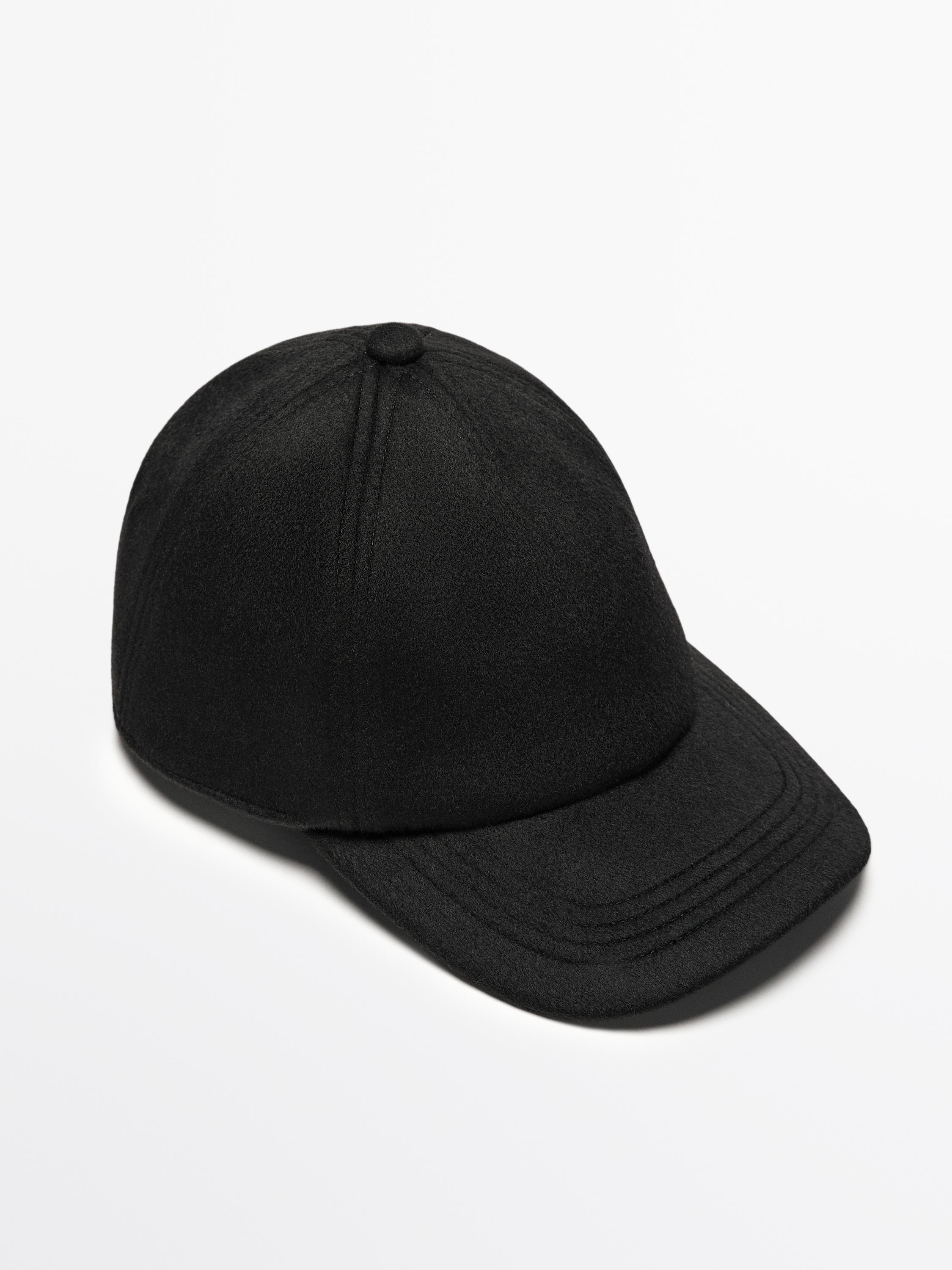 Wool blend cap