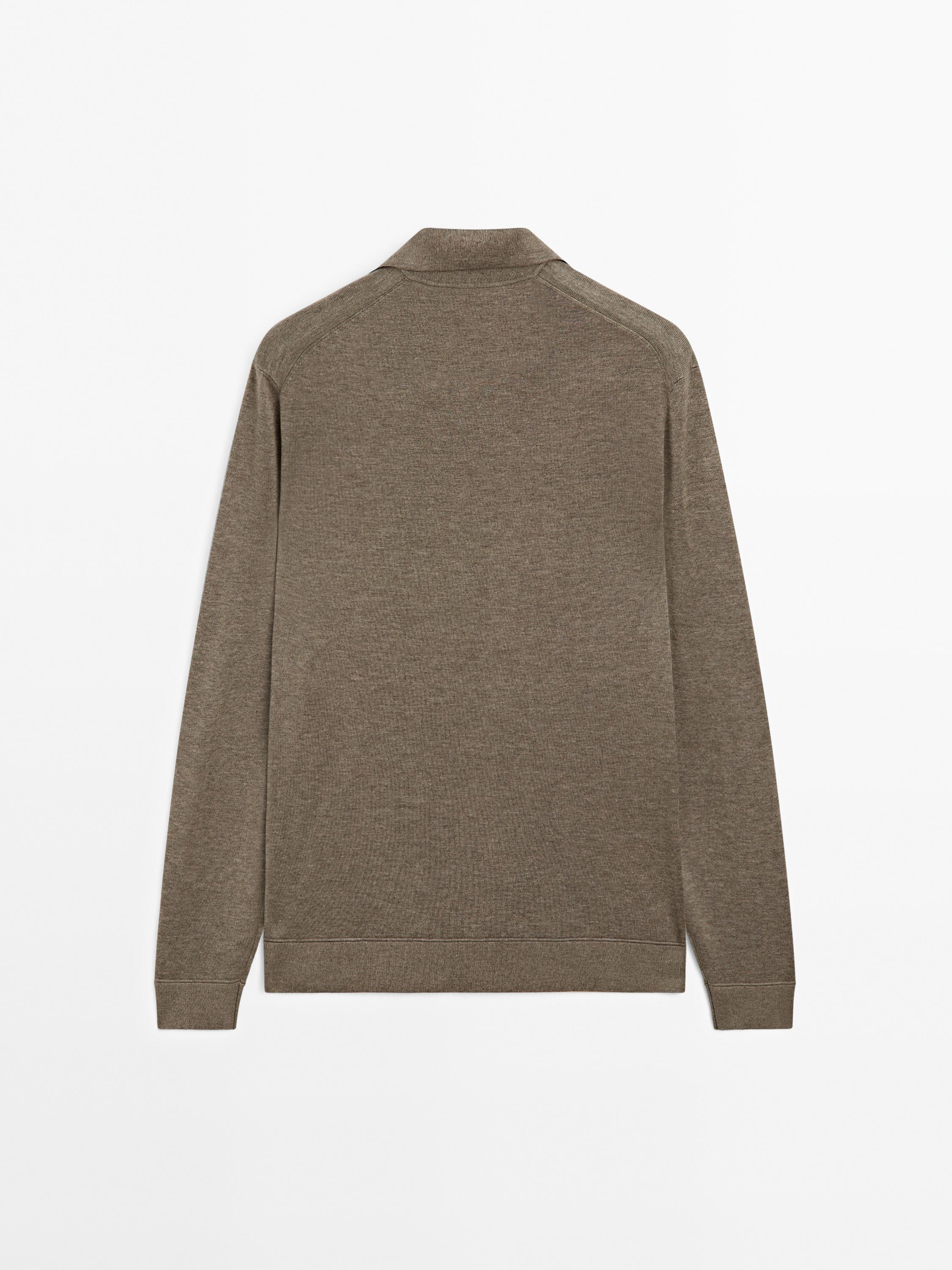 Jersey polo punto cuello pico