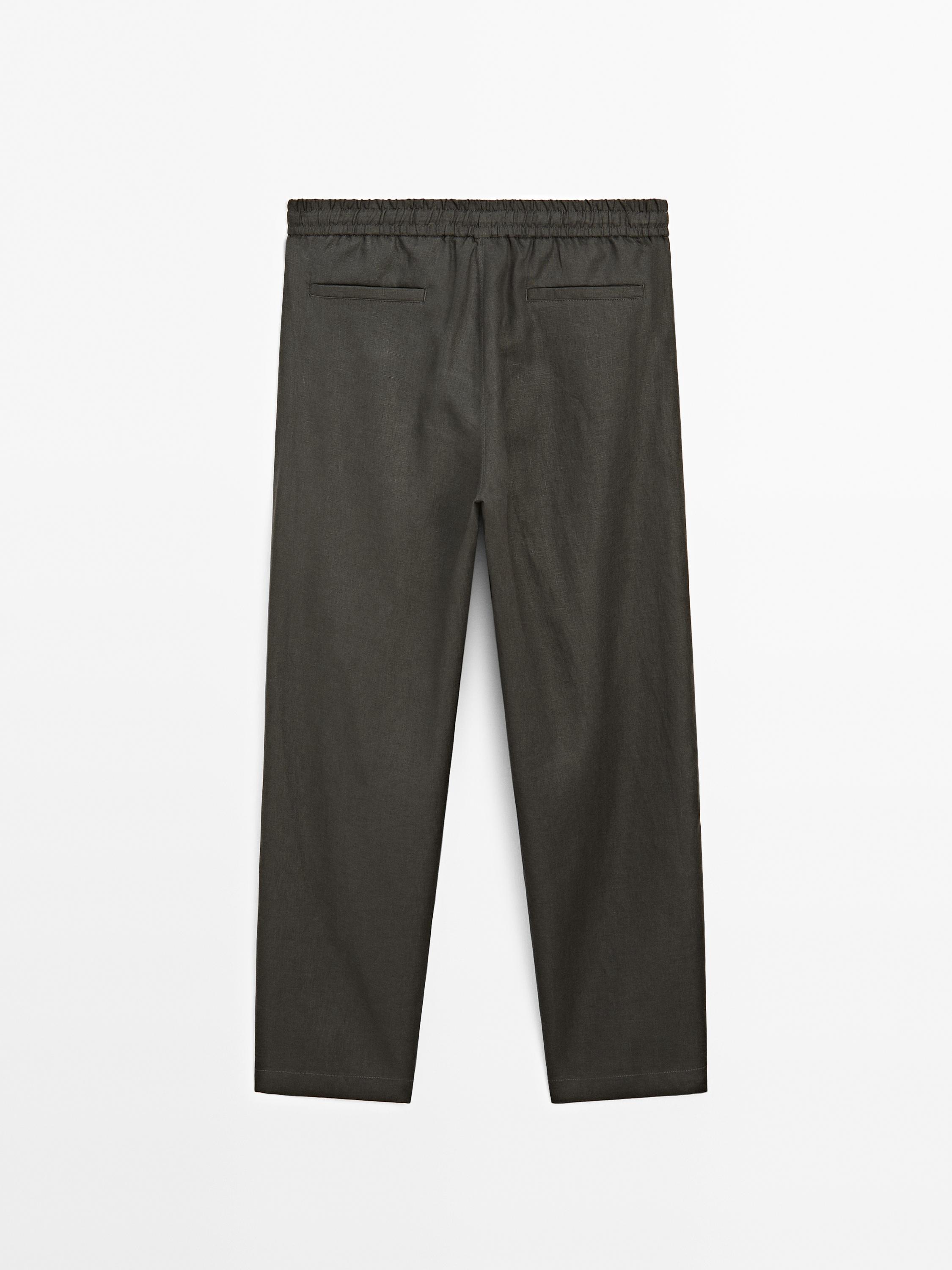 بنطلون رياضي كتان