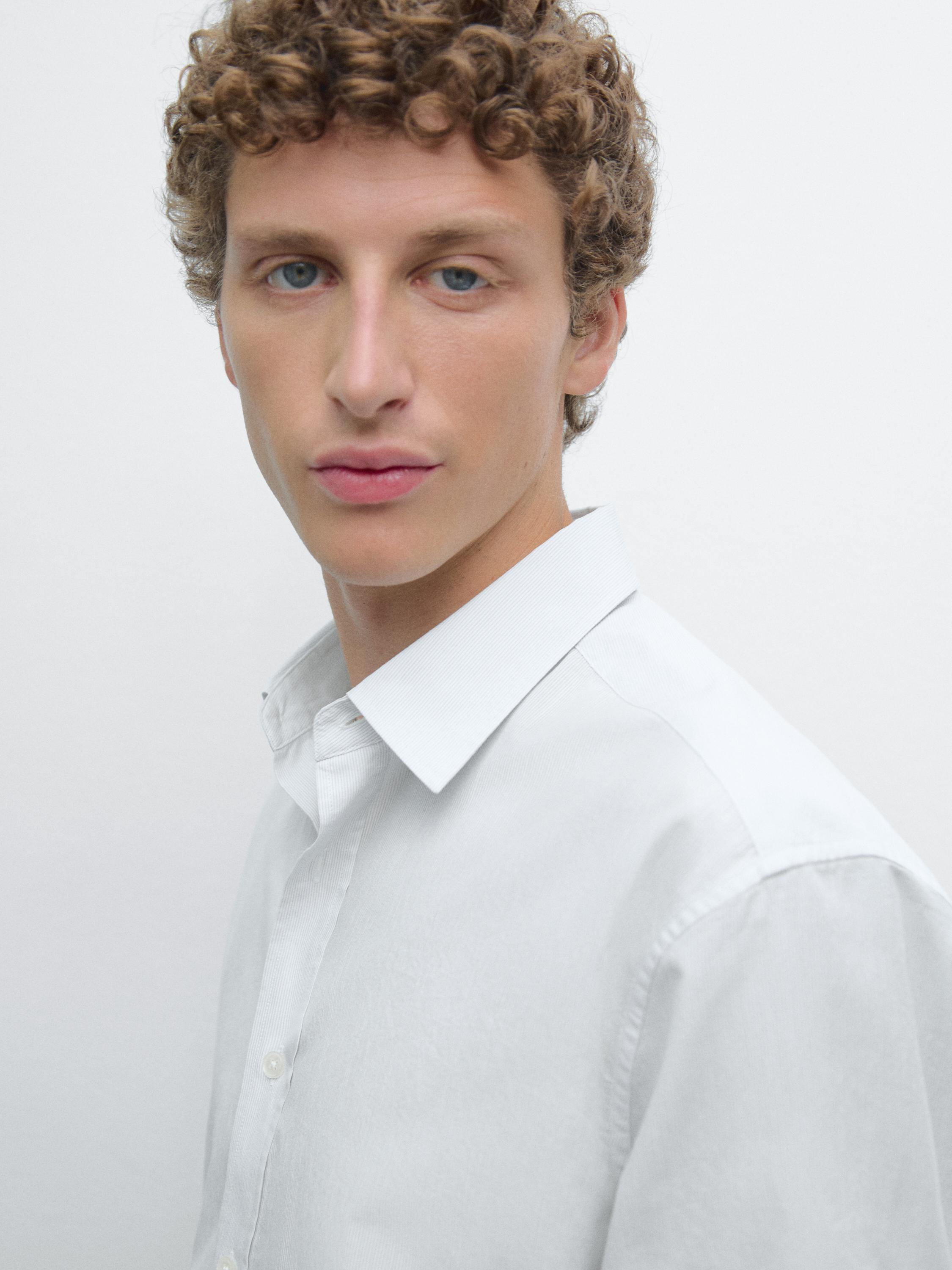 Regular fit striped shirt