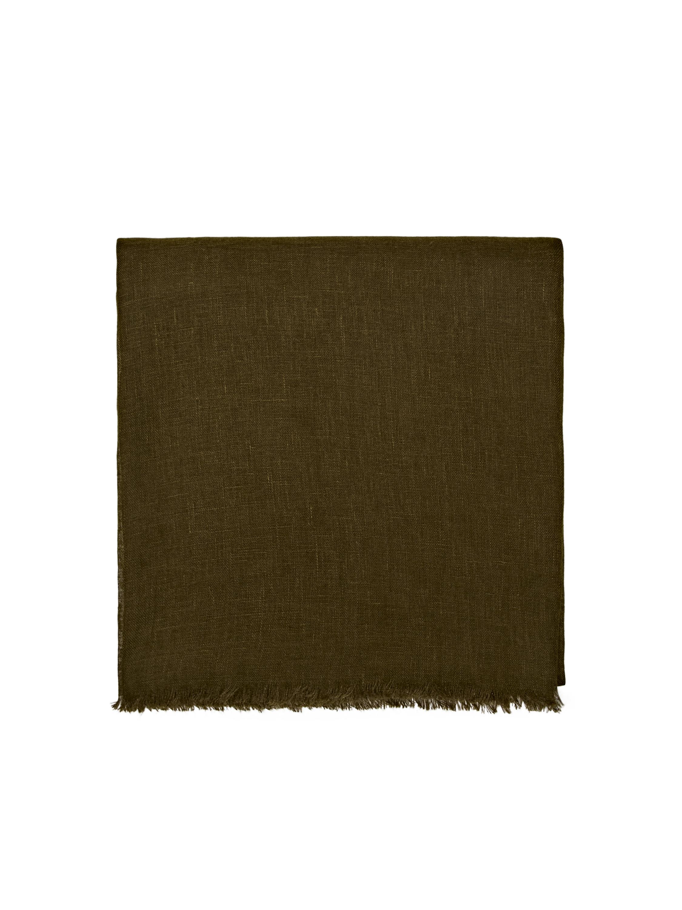 %100 keten düz fular