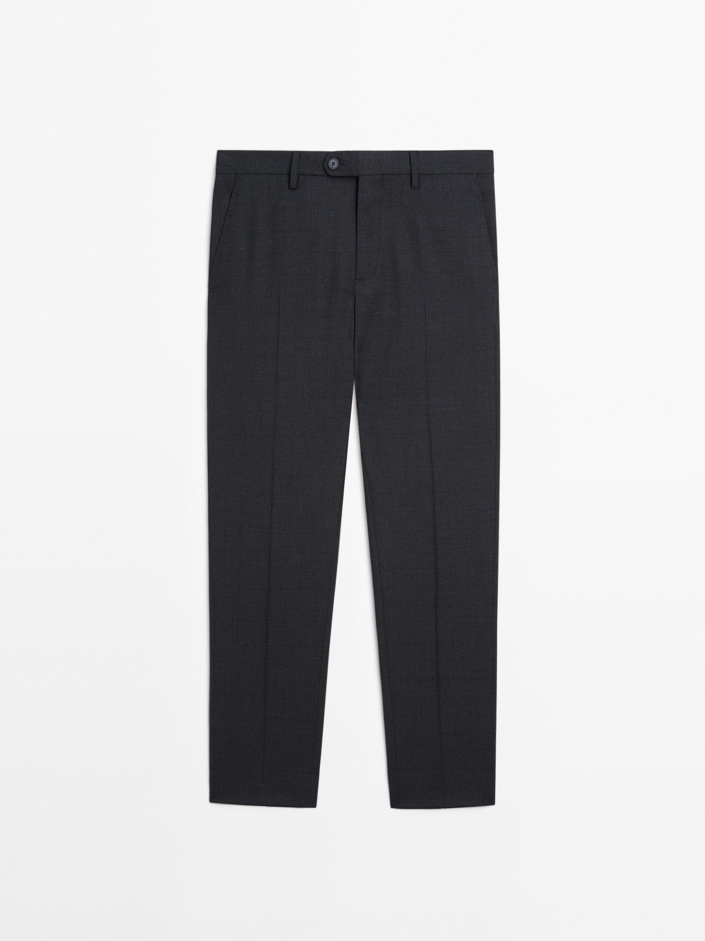 Pantalón traje 100% lana
