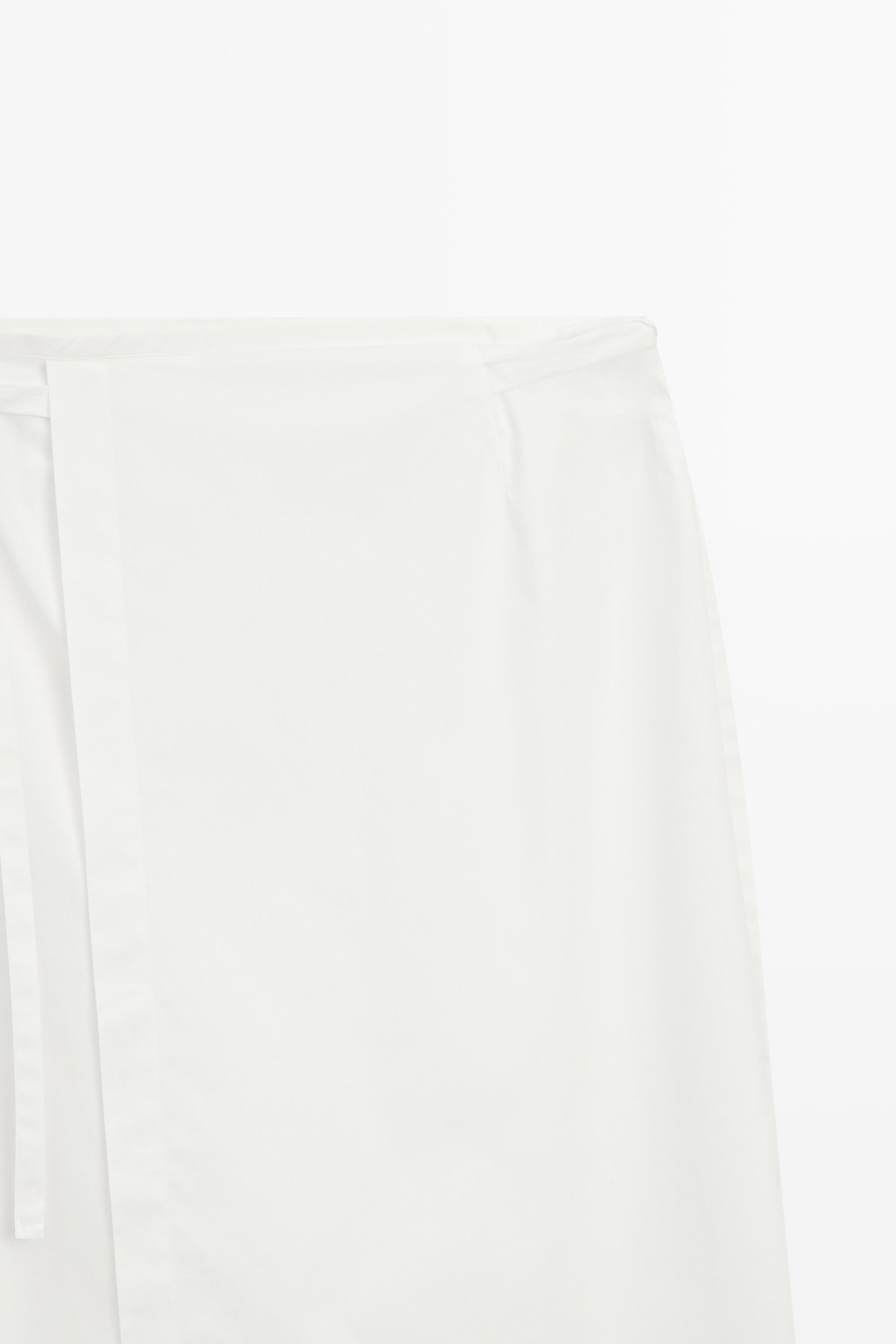 Wrap midi skirt - STUDIO — CREAM