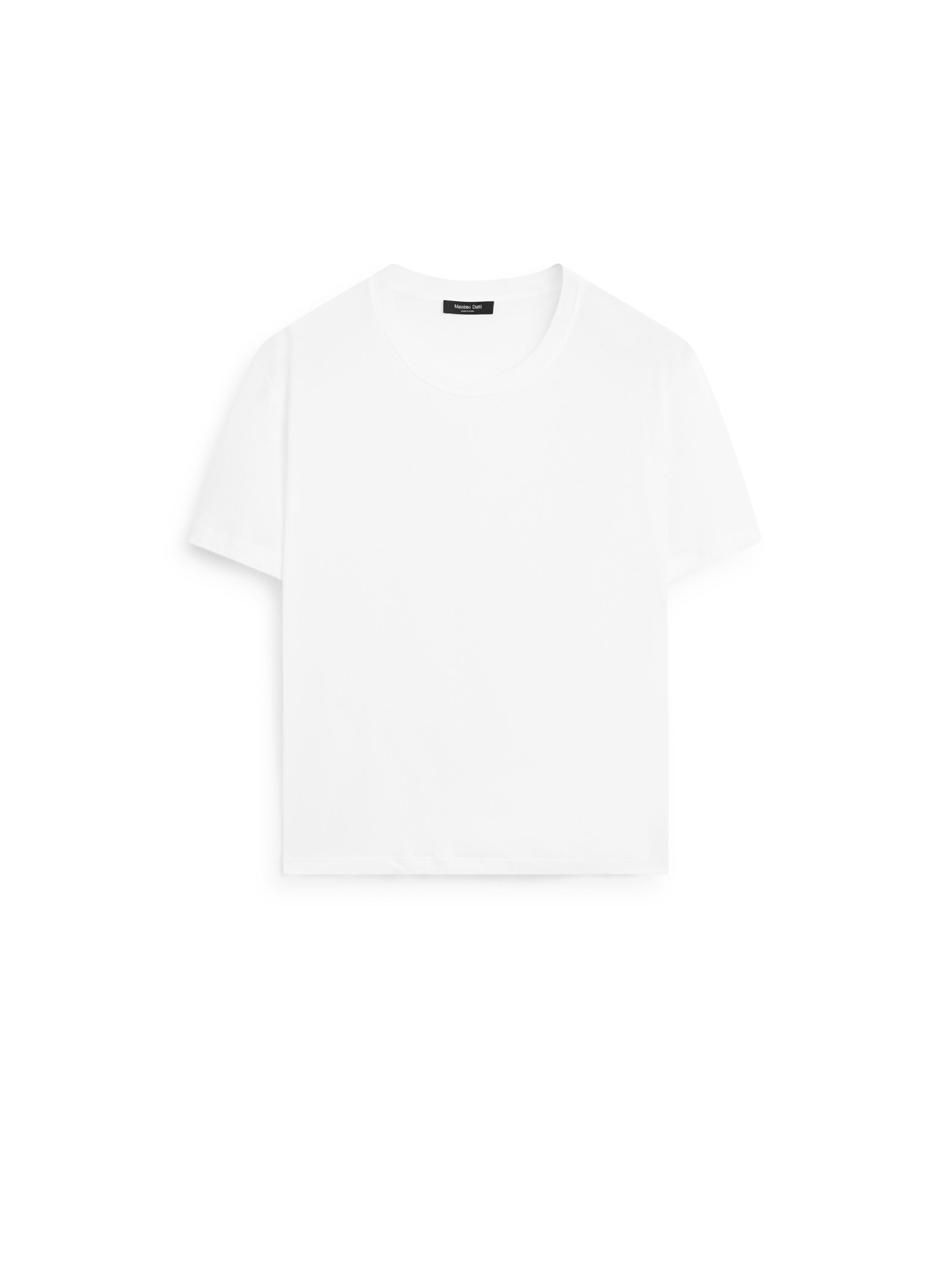 【MassimoDutti】日本未★マーセライズドコットン100% Tシャツ 06835937250-t.jpg?ts=1750250325024