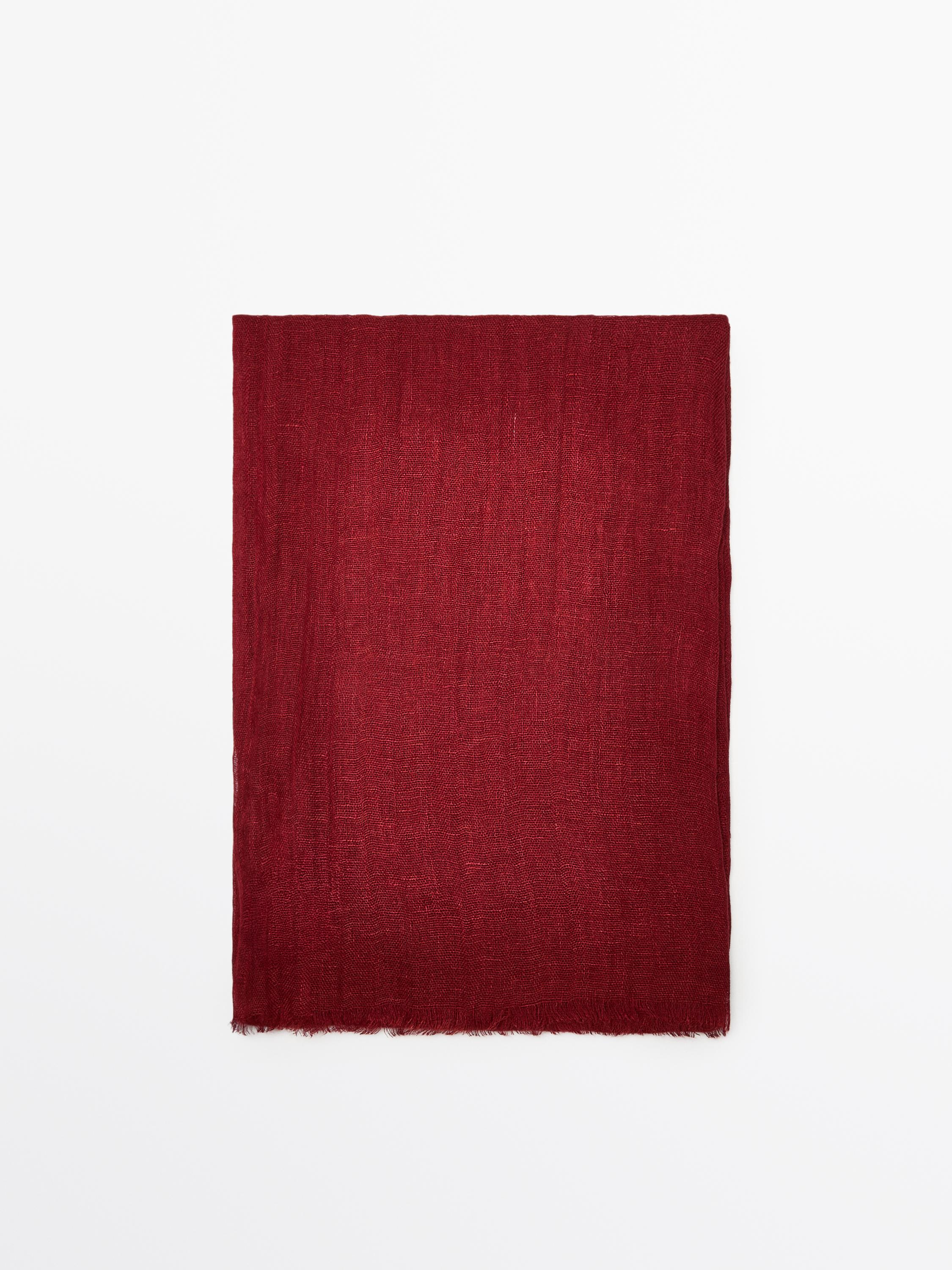100% linen scarf