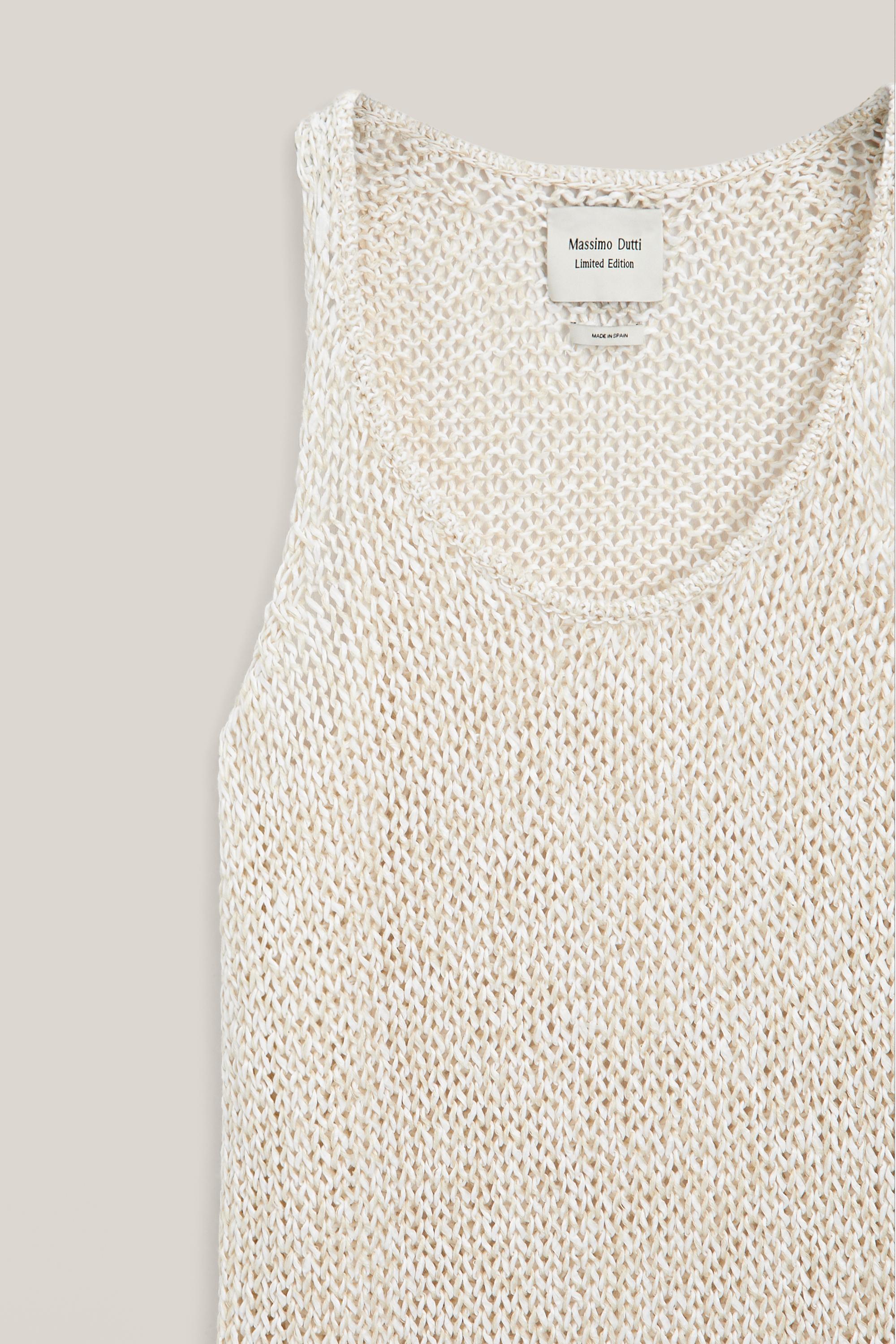 Long cutwork top - LIMITED EDITION — CREAM