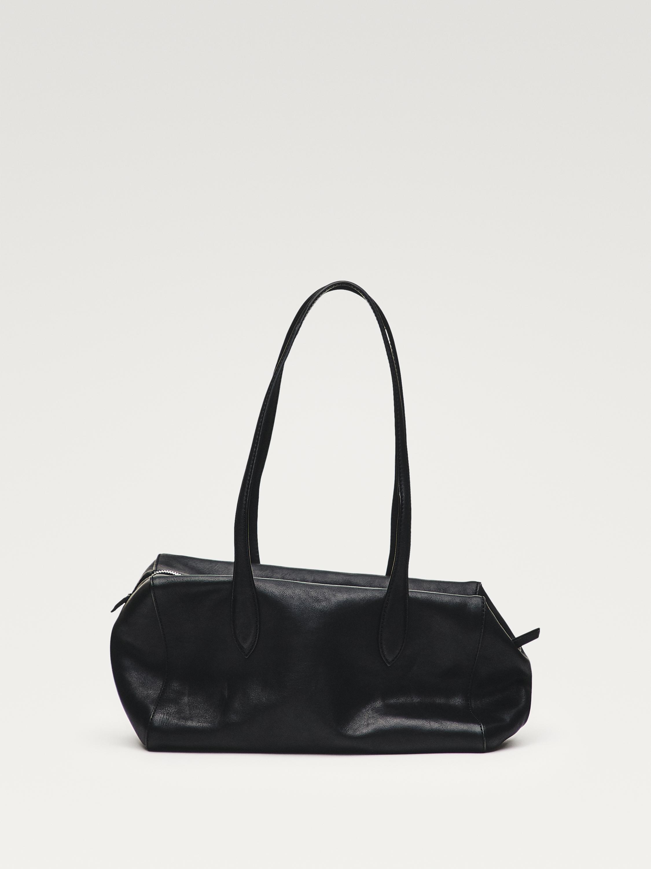 Nappa leather satchel bag