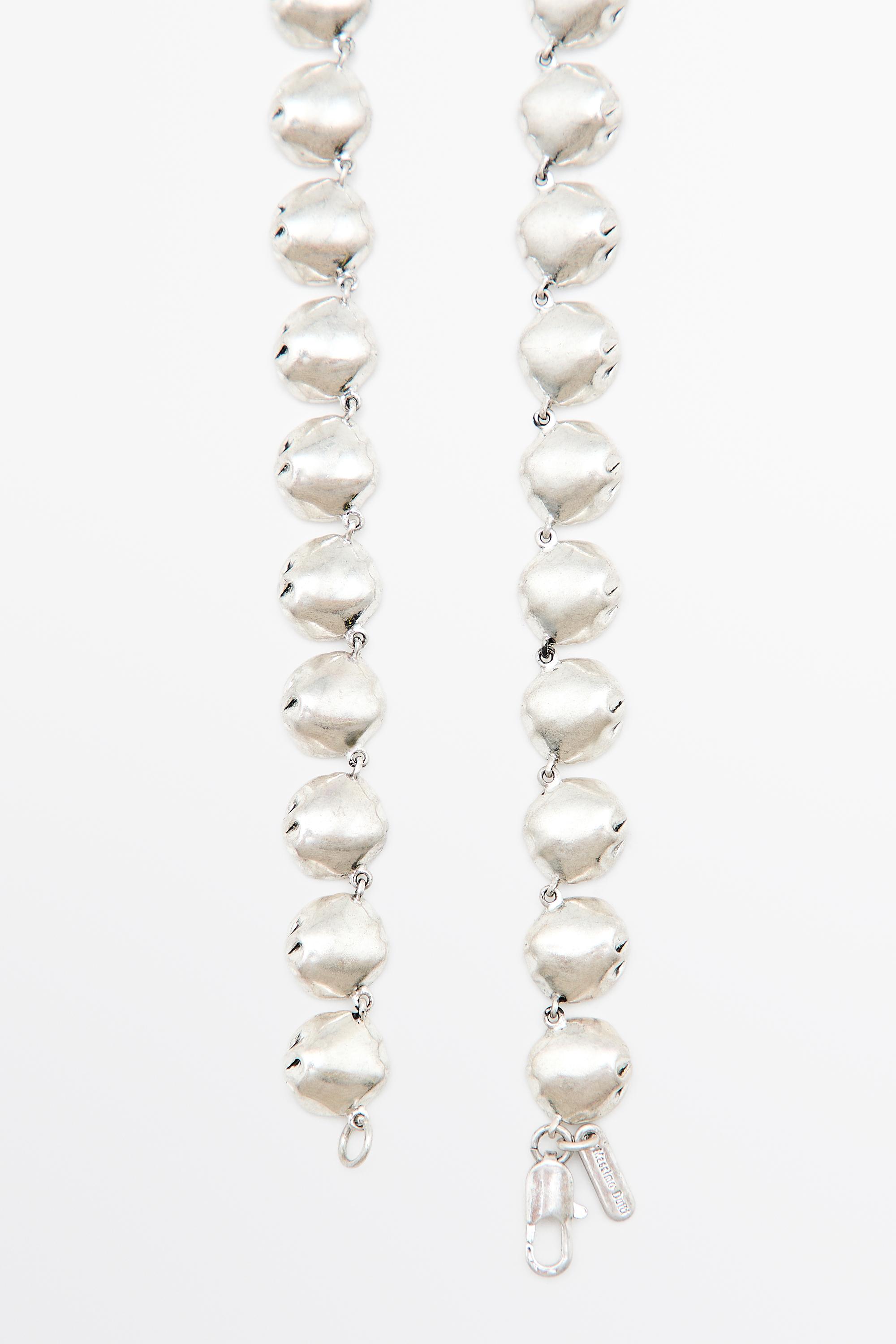 Long necklace with metal pieces - thumbnail 5
