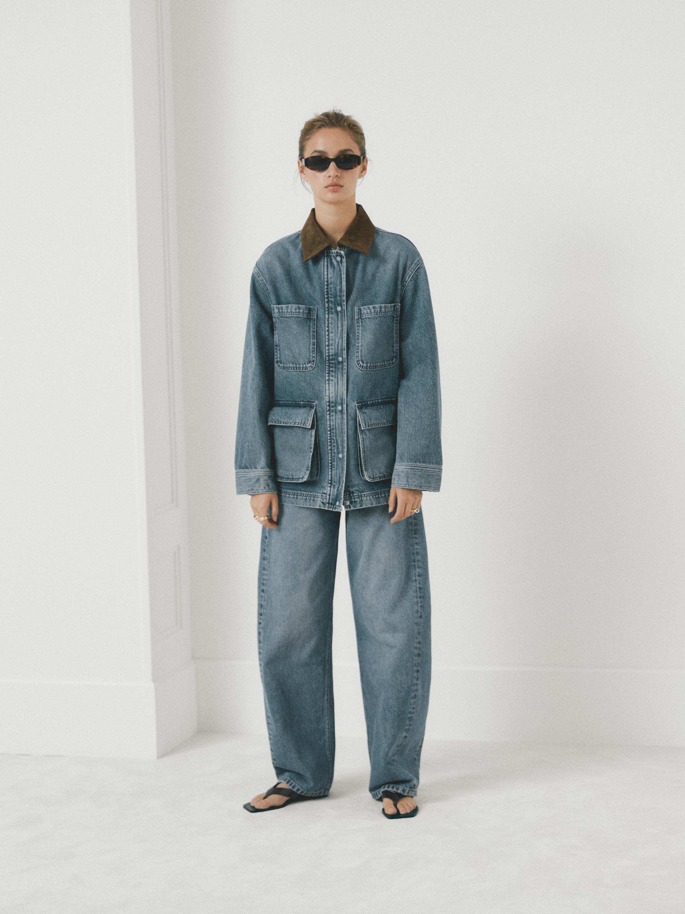 High-waist balloon fit jeans