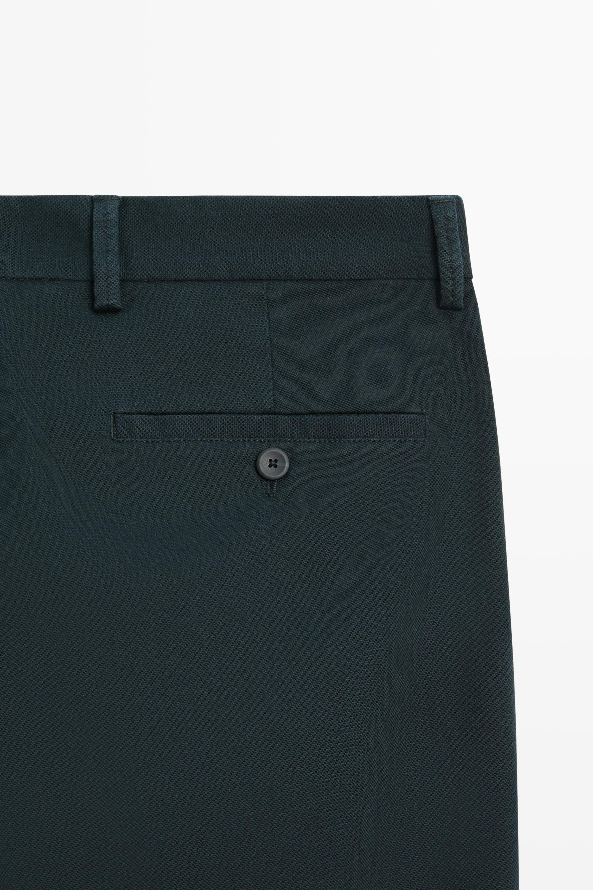 Slim fit pants — NAVY BLUE