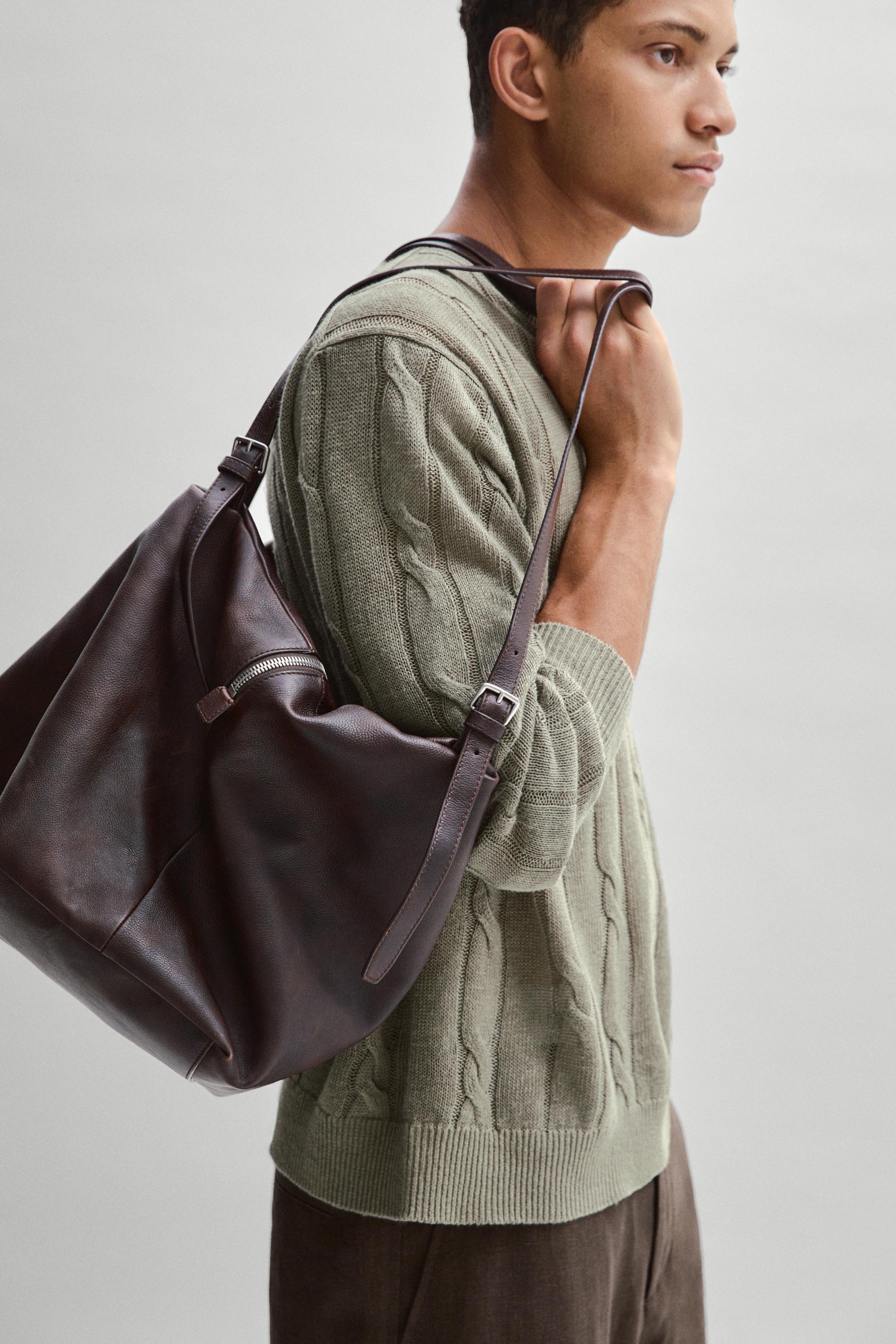 سويتر كتان بحياكة مجدولة