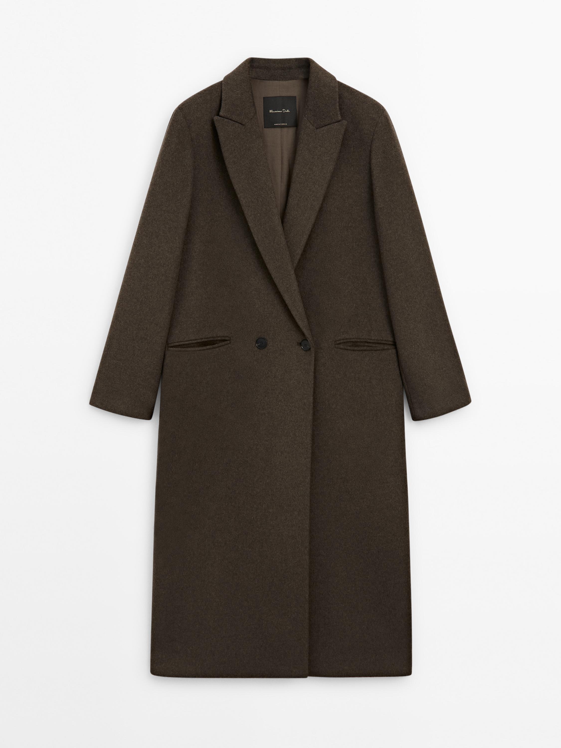 Massimo dutti double breasted coat best sale