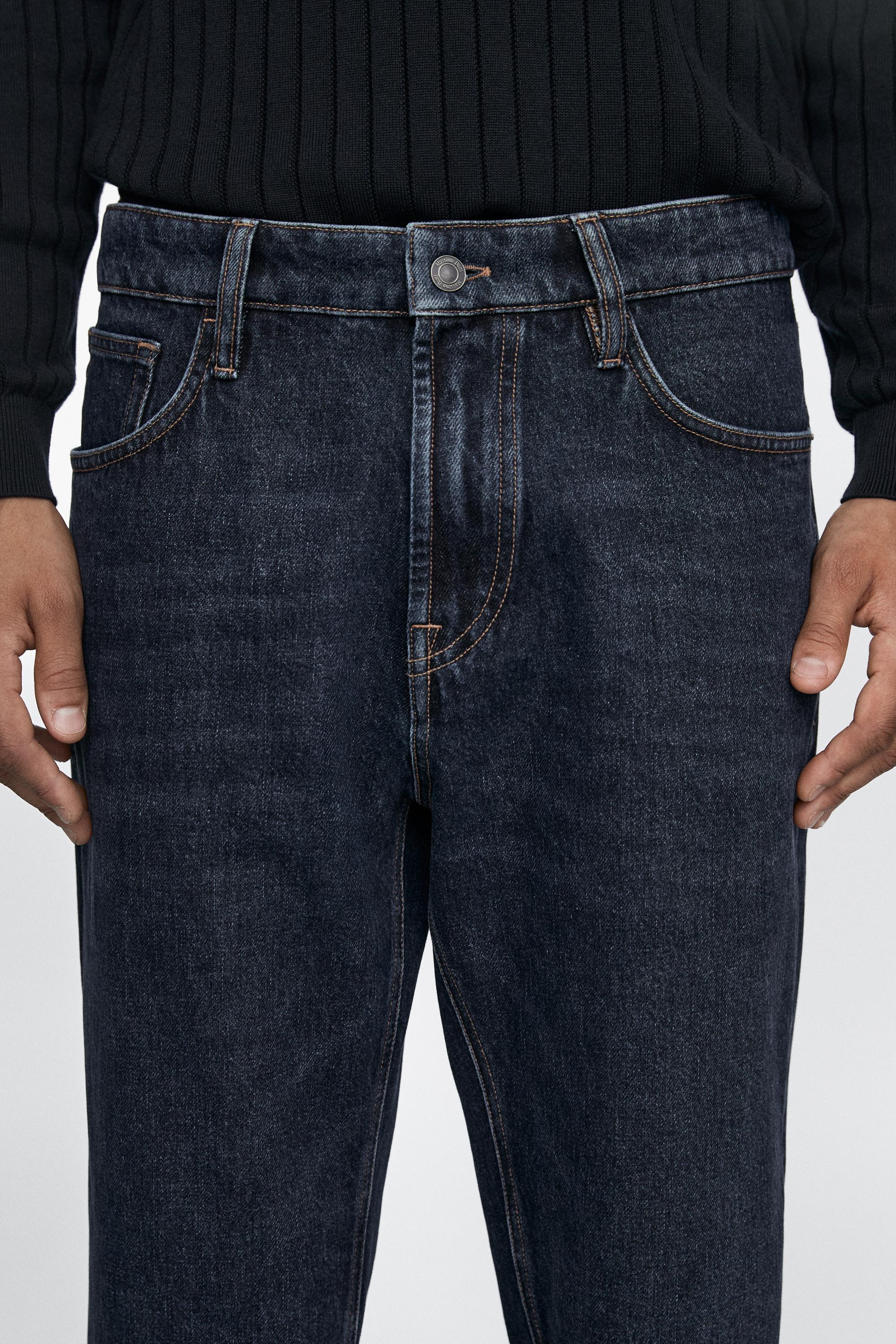 Tapered fit jeans — Dark Blue