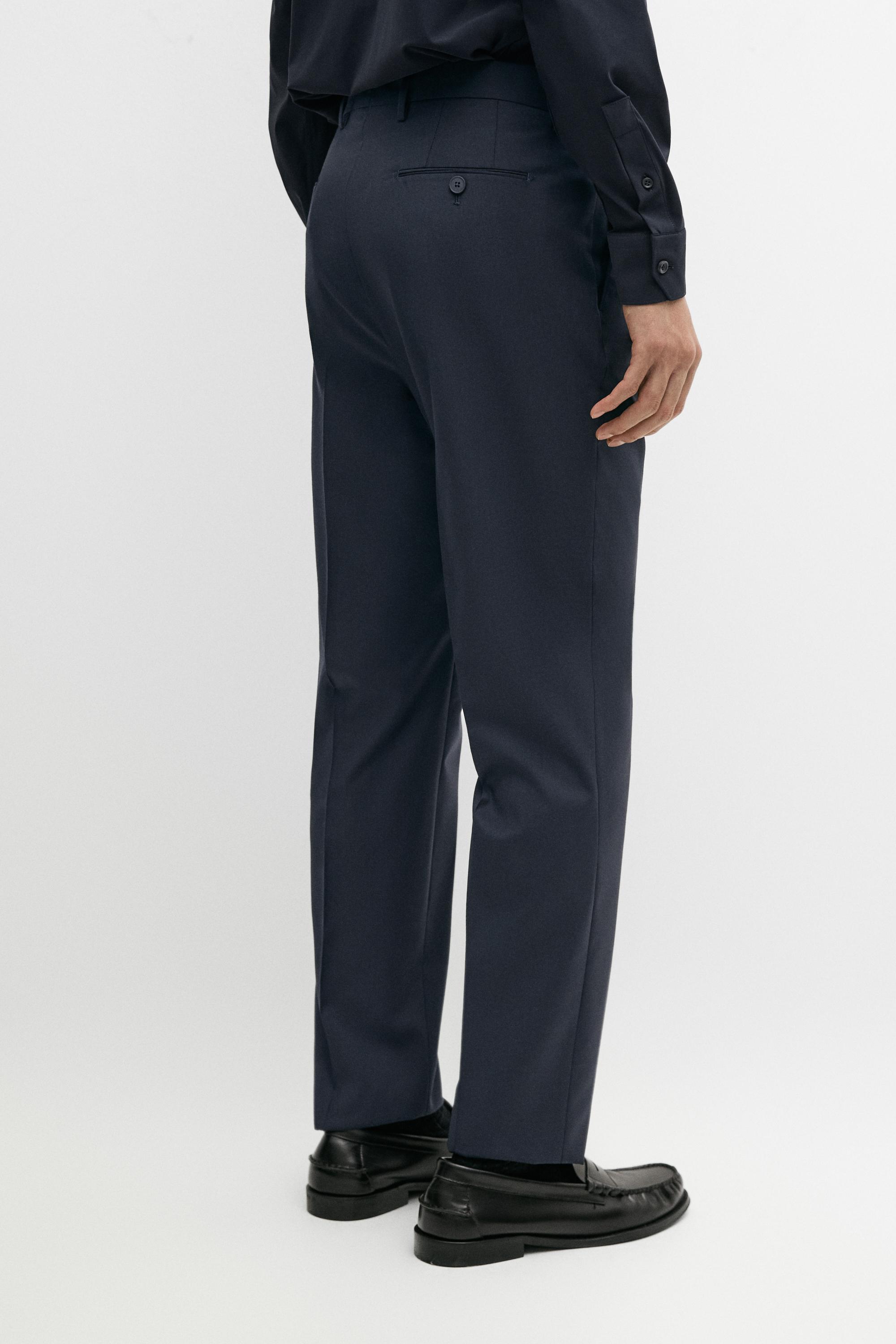 Cold wool suit trousers