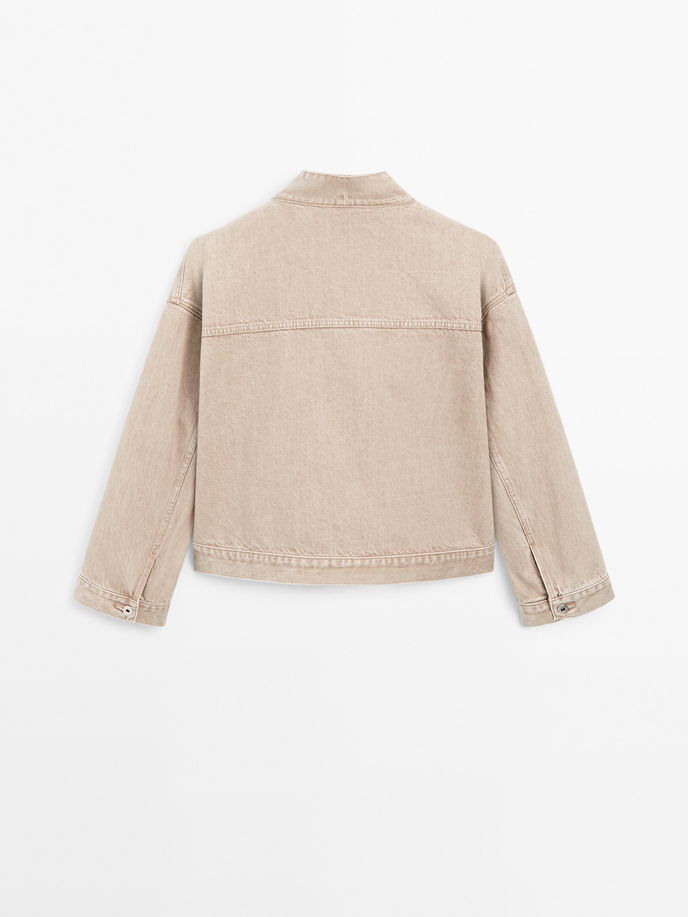 Veste denim 100 % coton