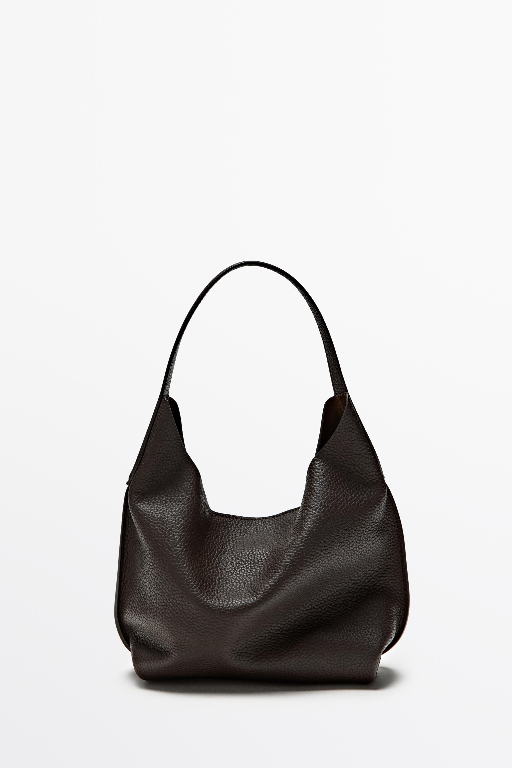 Nappa leather mini shoulder bag