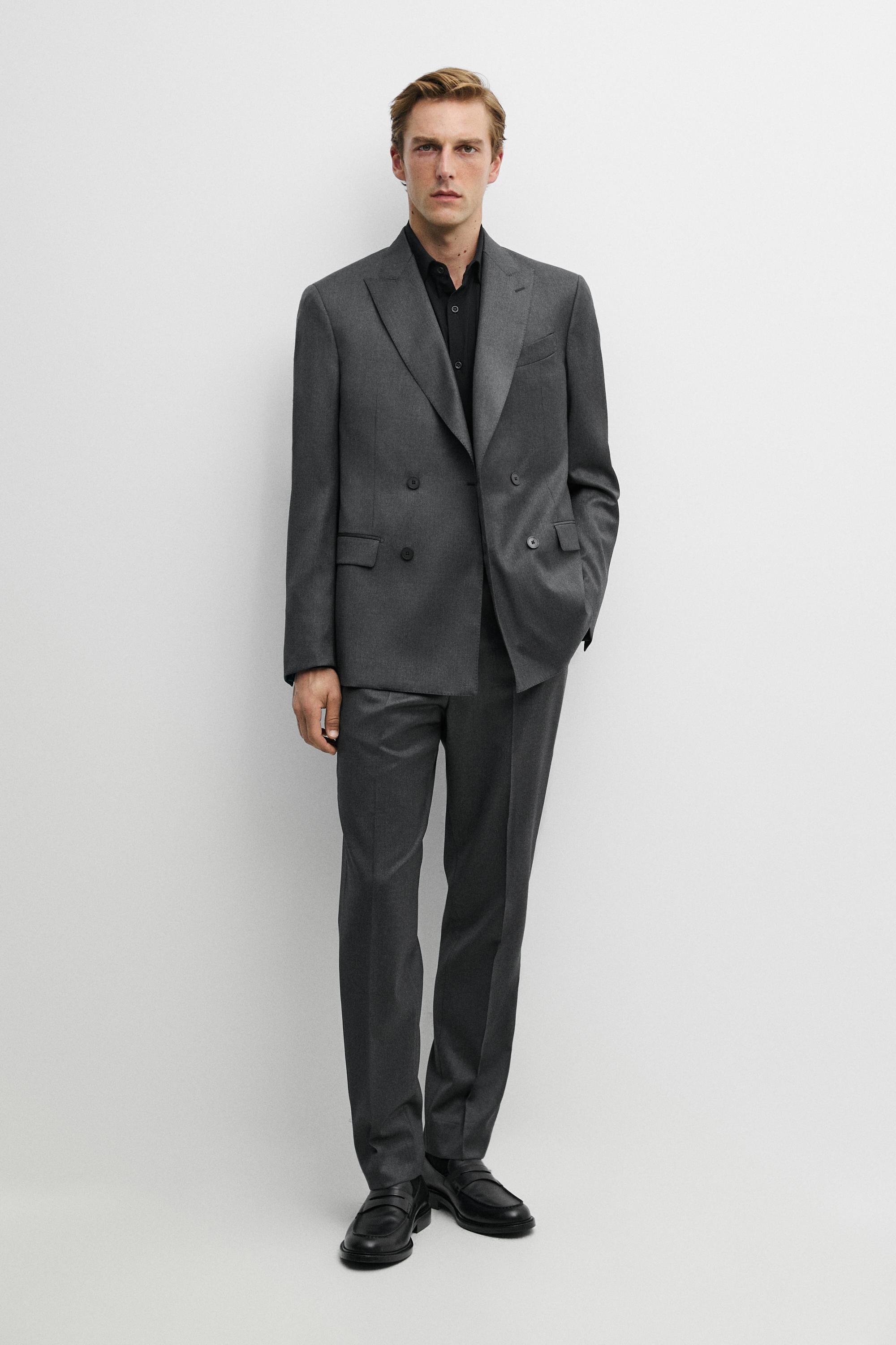 Slim fit stretch shirt — BLACK