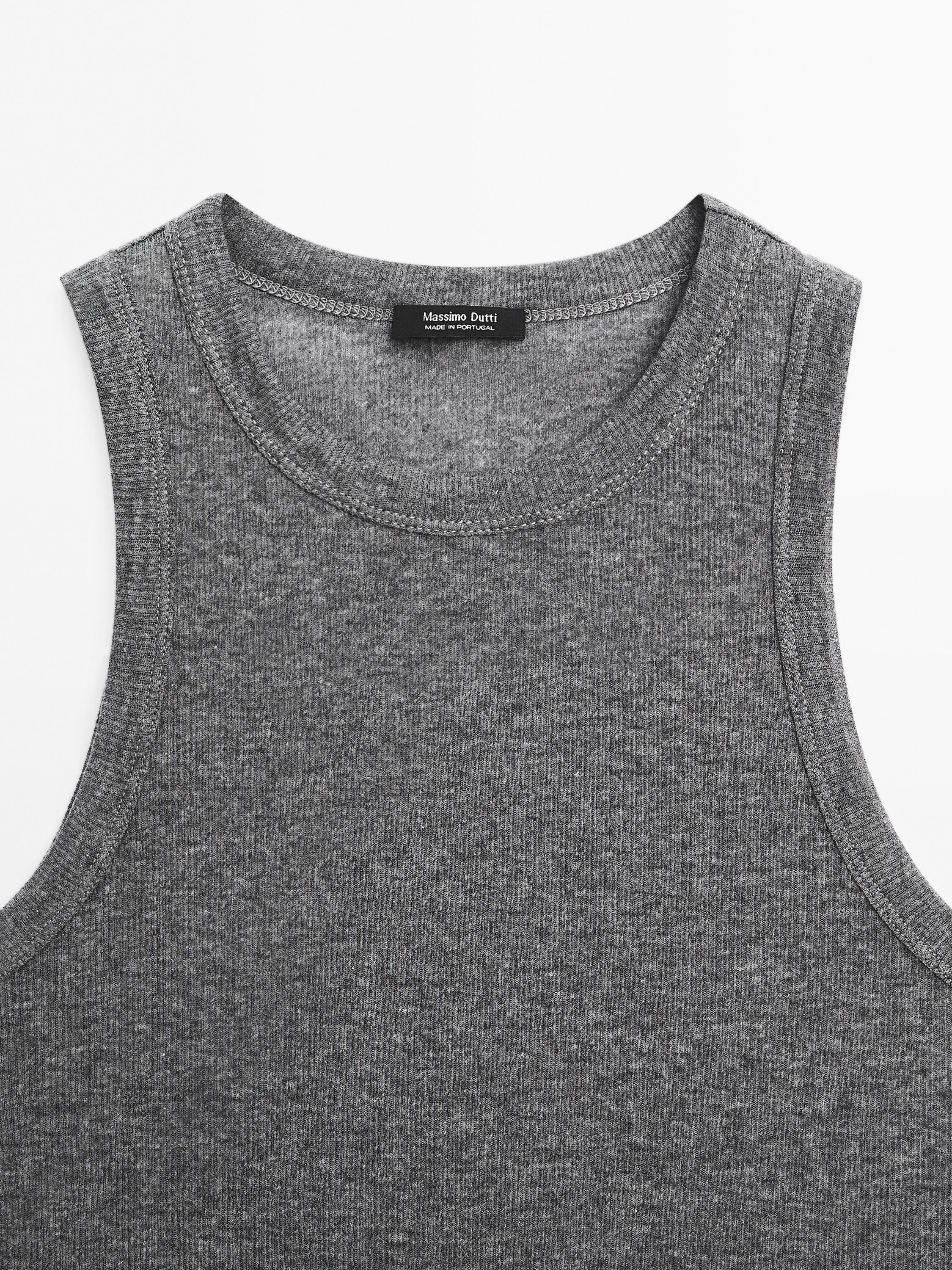 100% cotton halter top