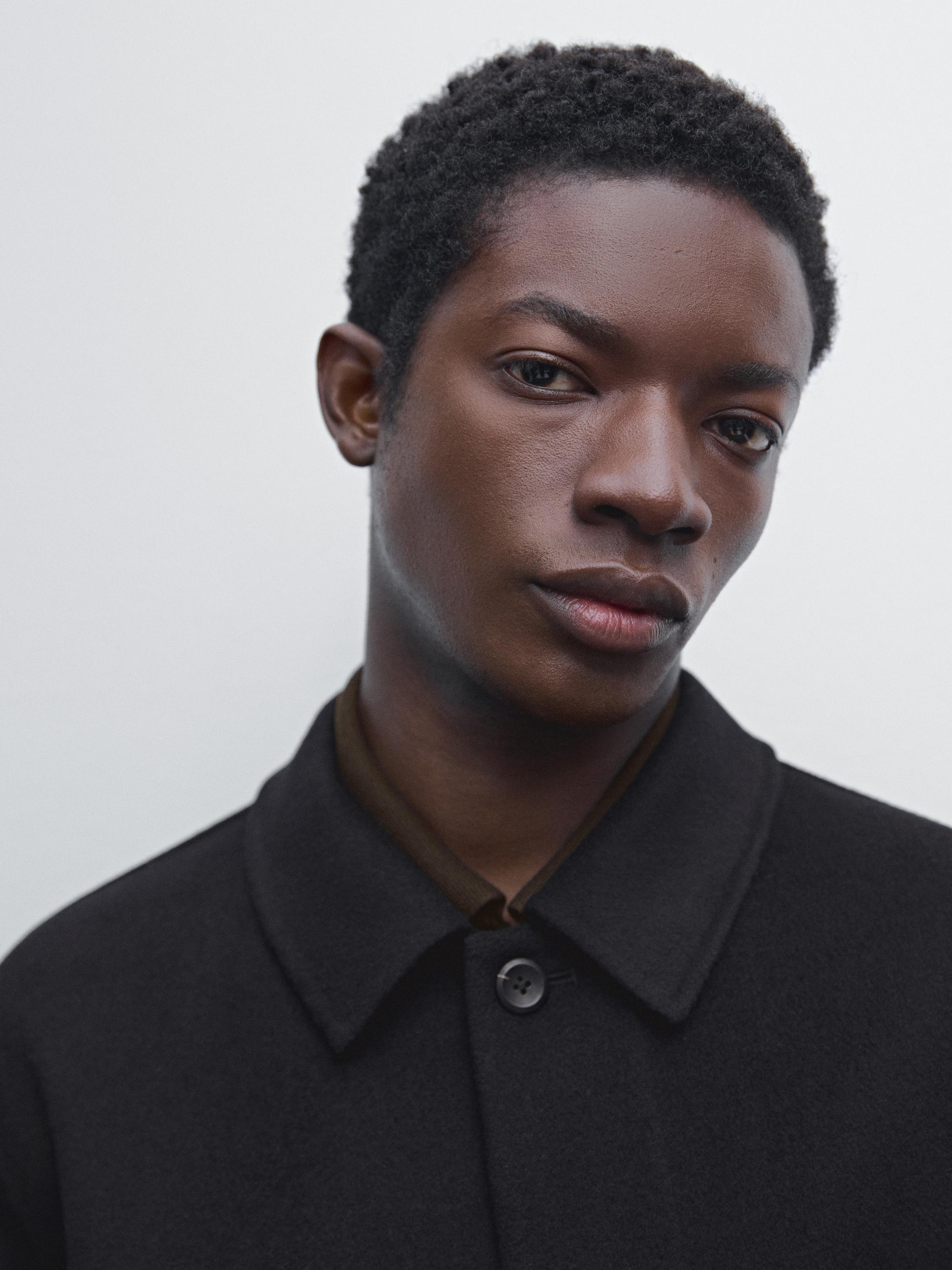 Kratki kaput od mešavine vune