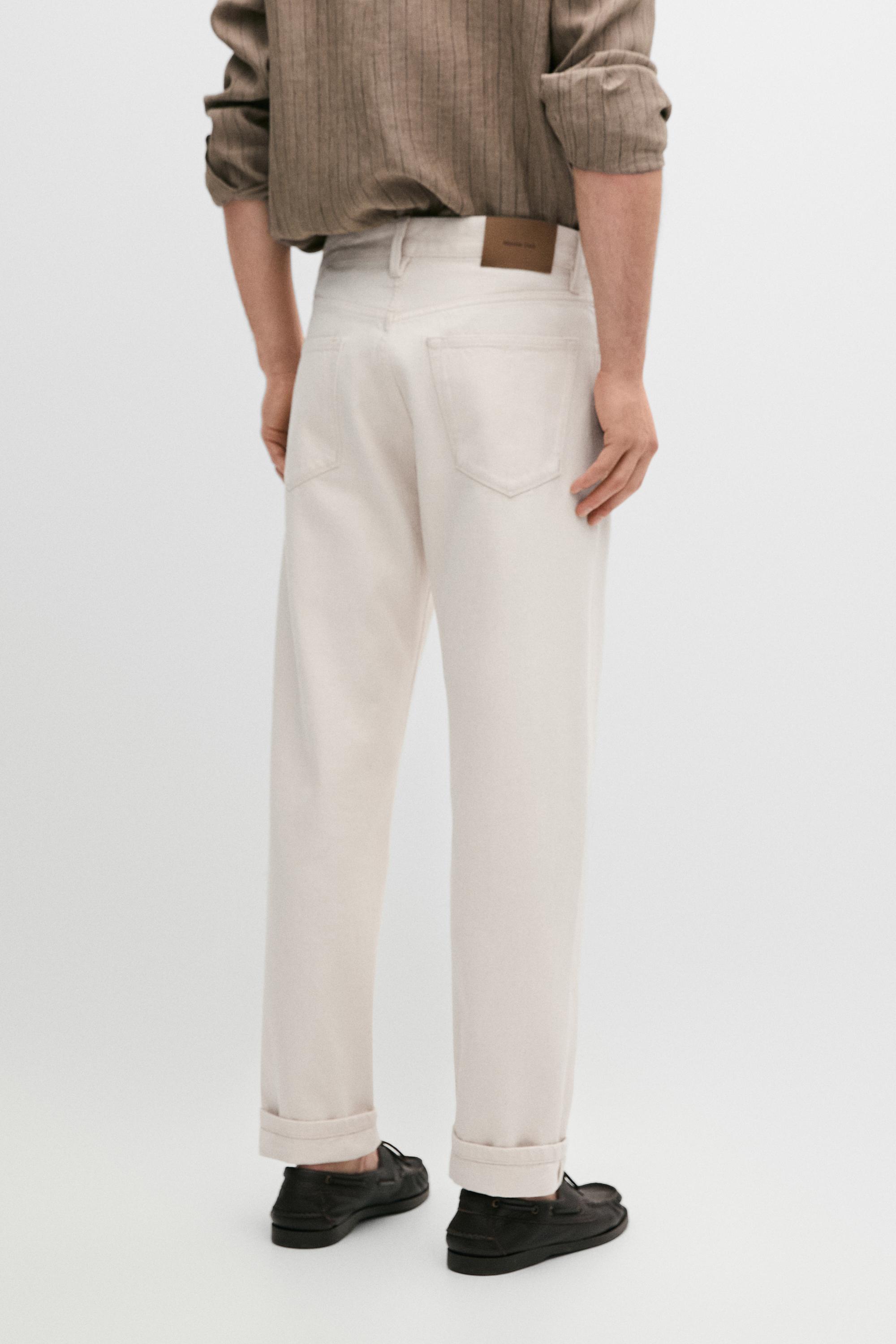 Selvedge fit jeans — CREAM